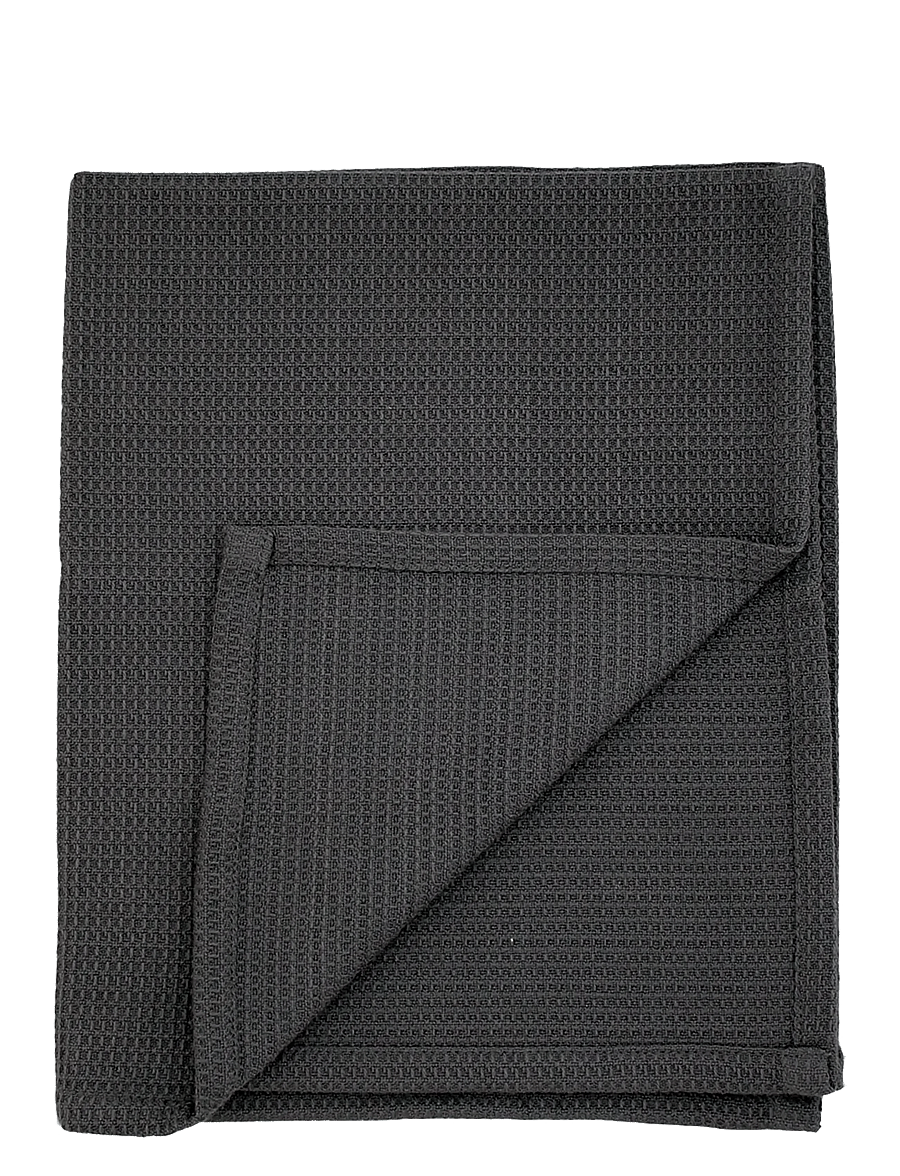 Emendo - Sauna seat cover dark grey waffle 40 x 50 cm - saunatarvikud - grey - 0