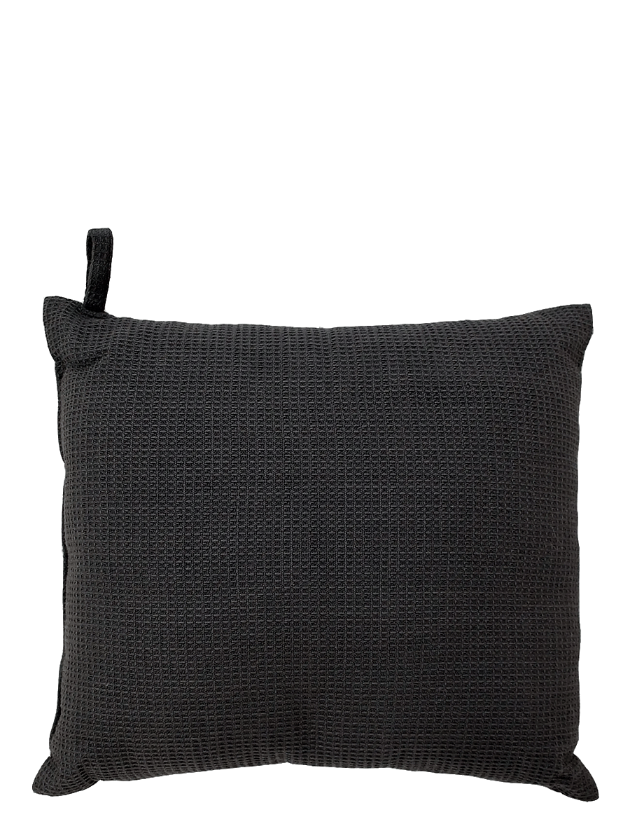 Emendo - Sauna pillow, dark grey waffle - saunatarvikud - grey - 1