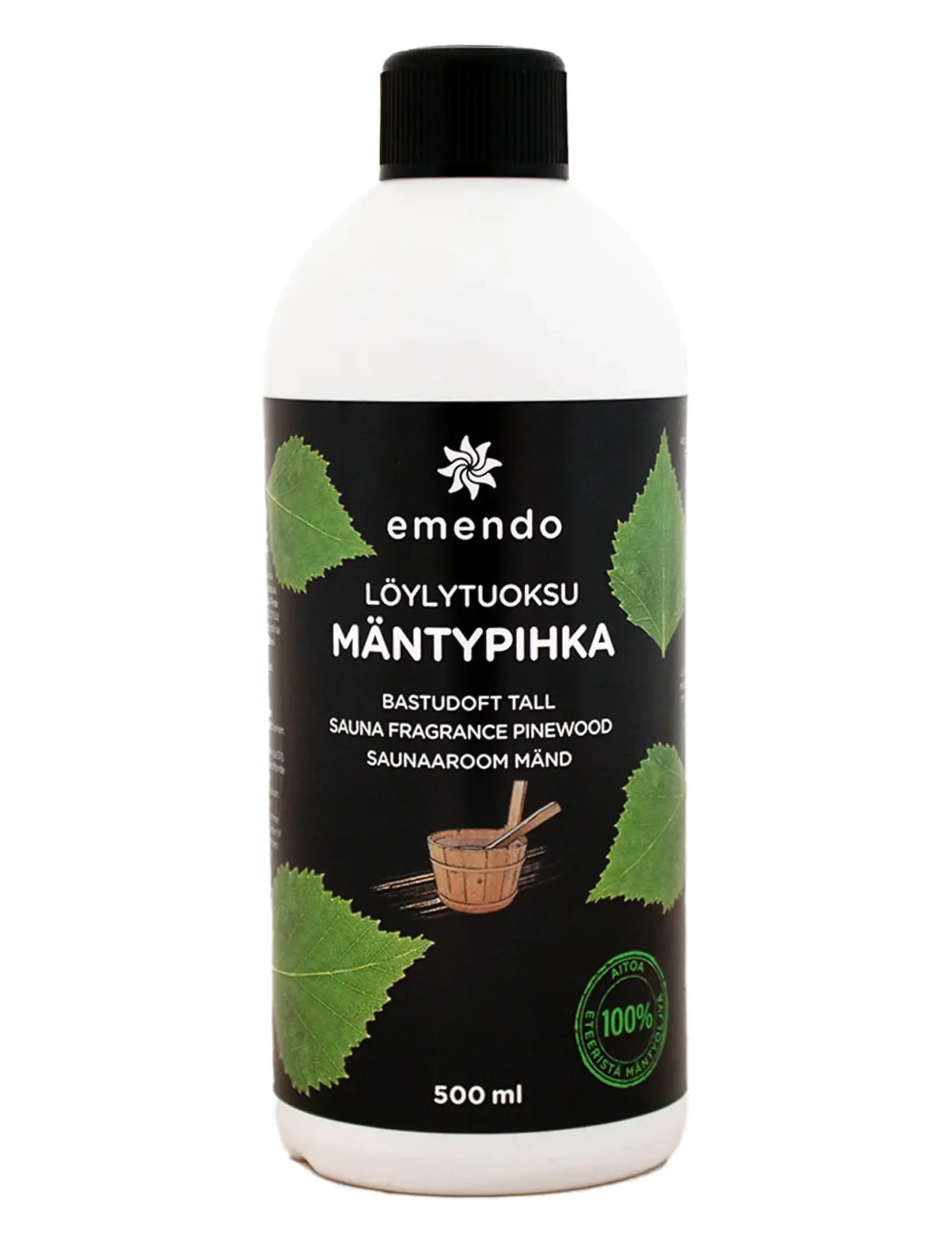 Emendo Sauna fragrance Pinewood - Bastu - BLACK / clear