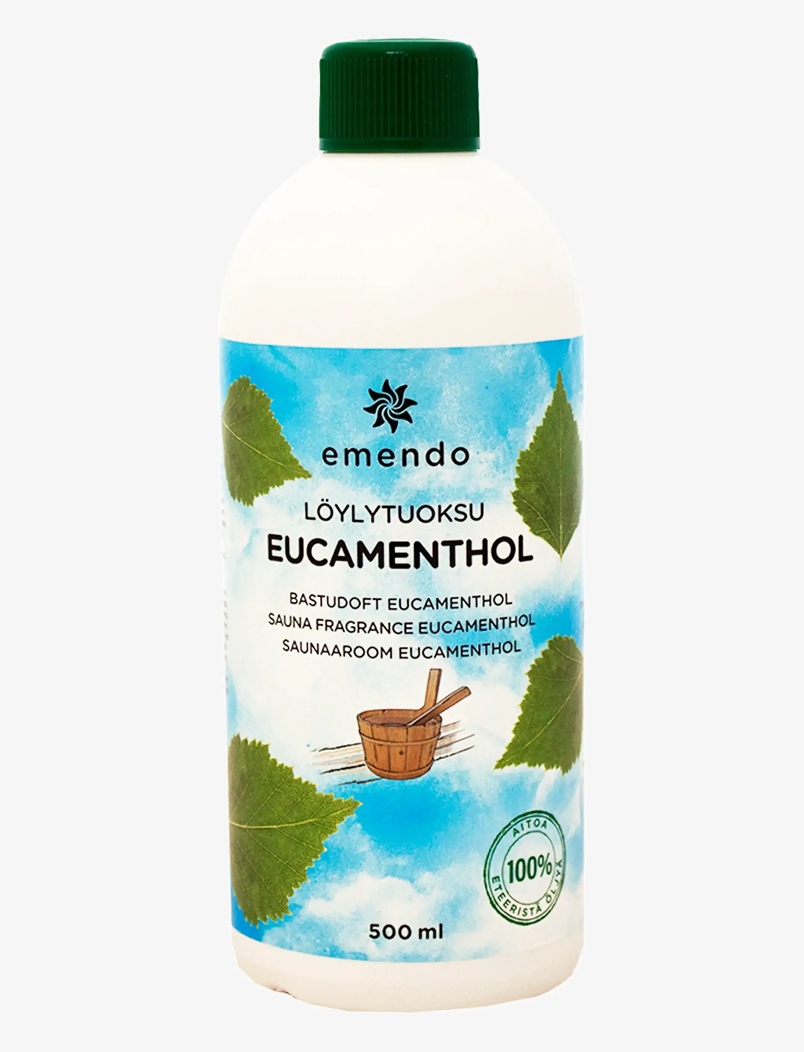 Emendo Sauna Fragrance Eucamenthol, Tilbehør til sauna, Blå, Str: 500 ml