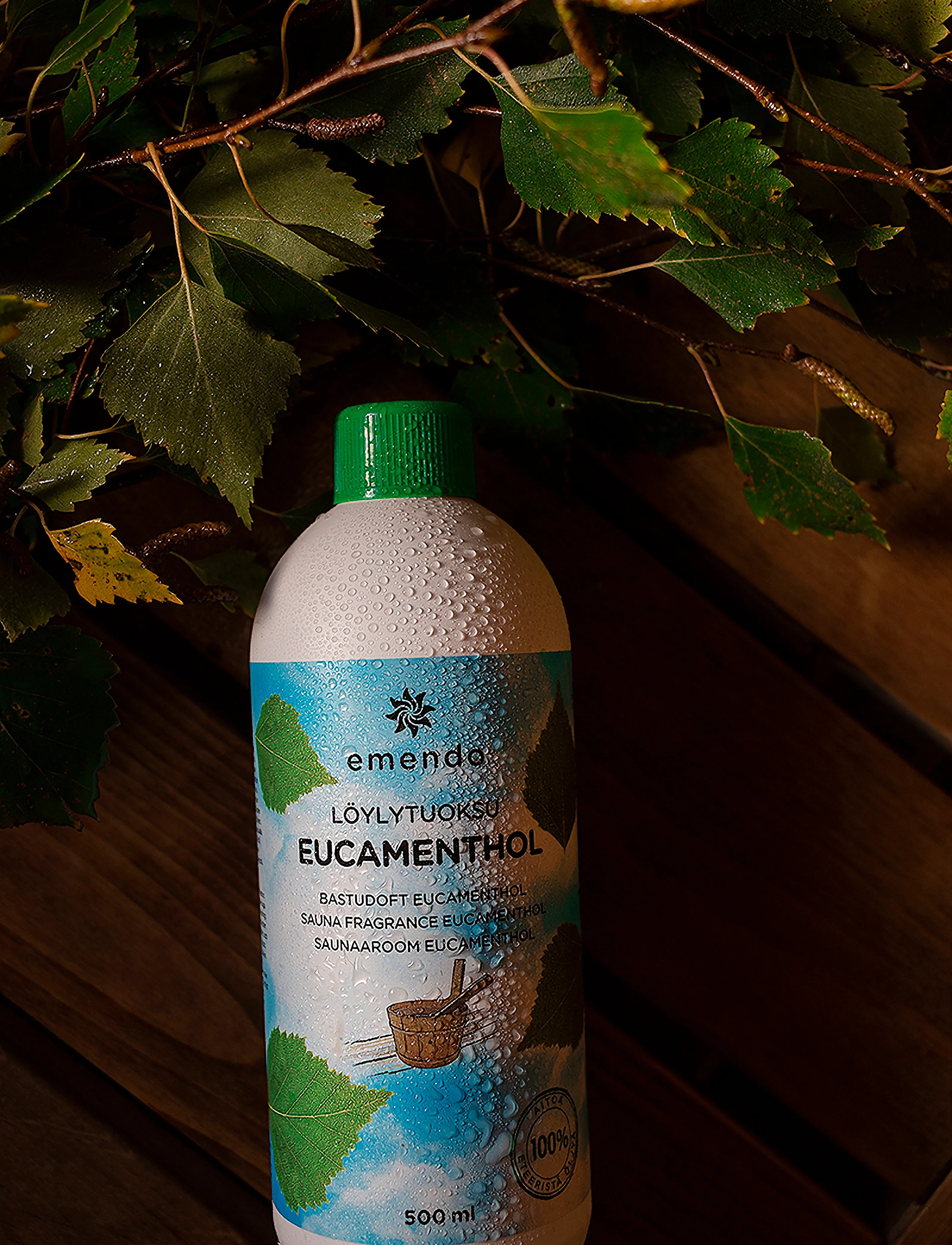 Emendo Sauna Fragrance Eucamenthol, 500 ml, Blue, Skin Care > Accessories For Sauna, Dame