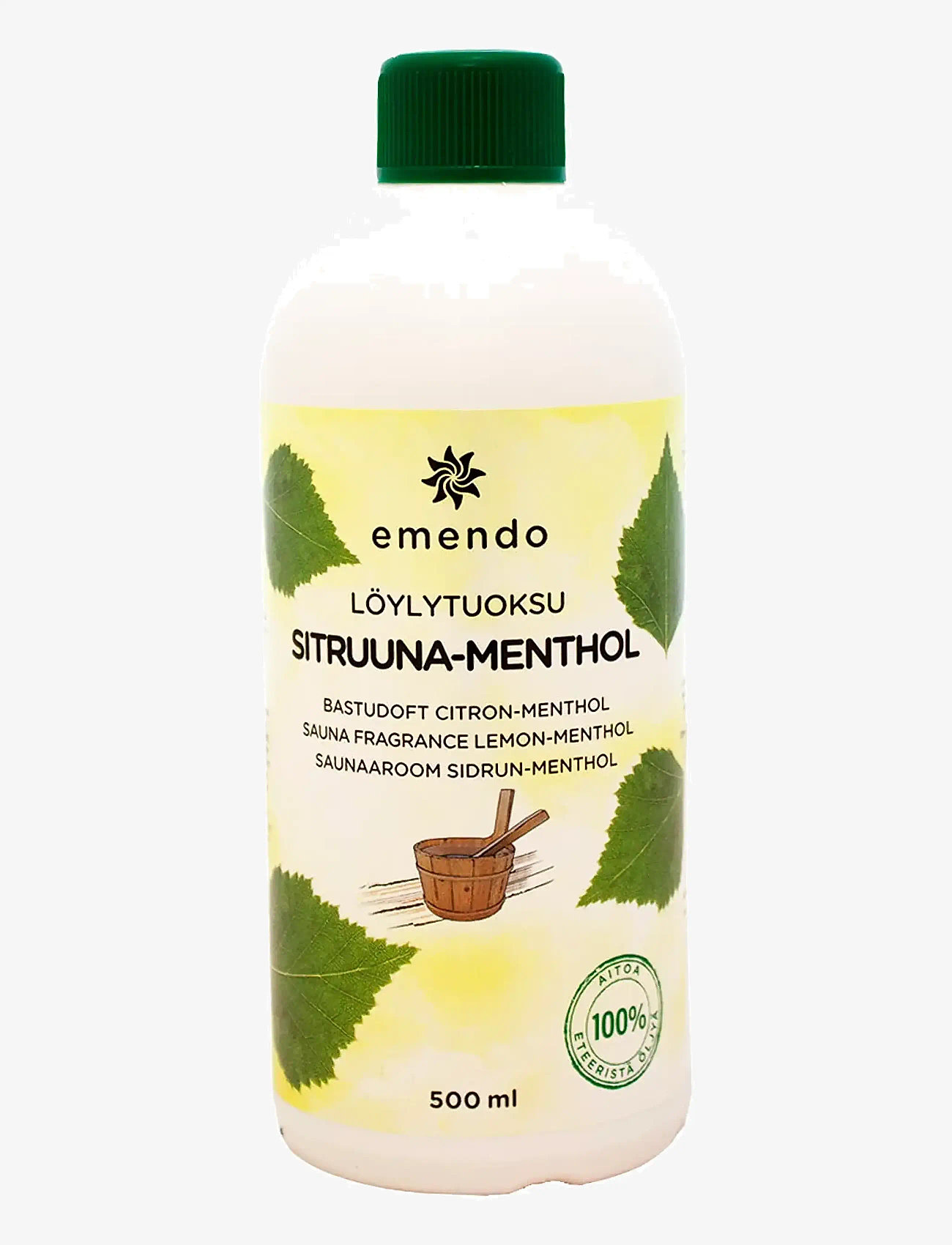 Emendo - Sauna fragrance Lemon-Menthol - bastudofter - yellow - 0