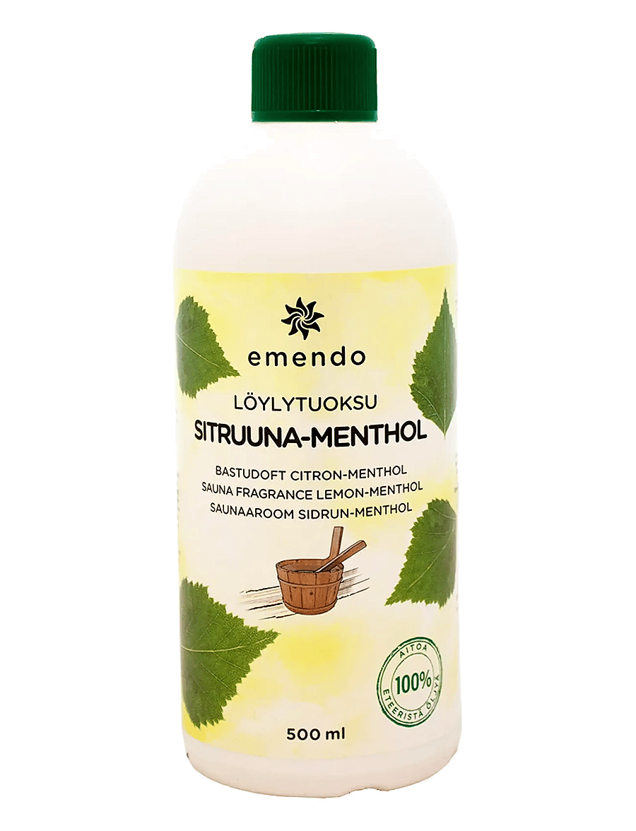 Emendo - Sauna fragrance Lemon-Menthol - sauna lõhnad - yellow - 1