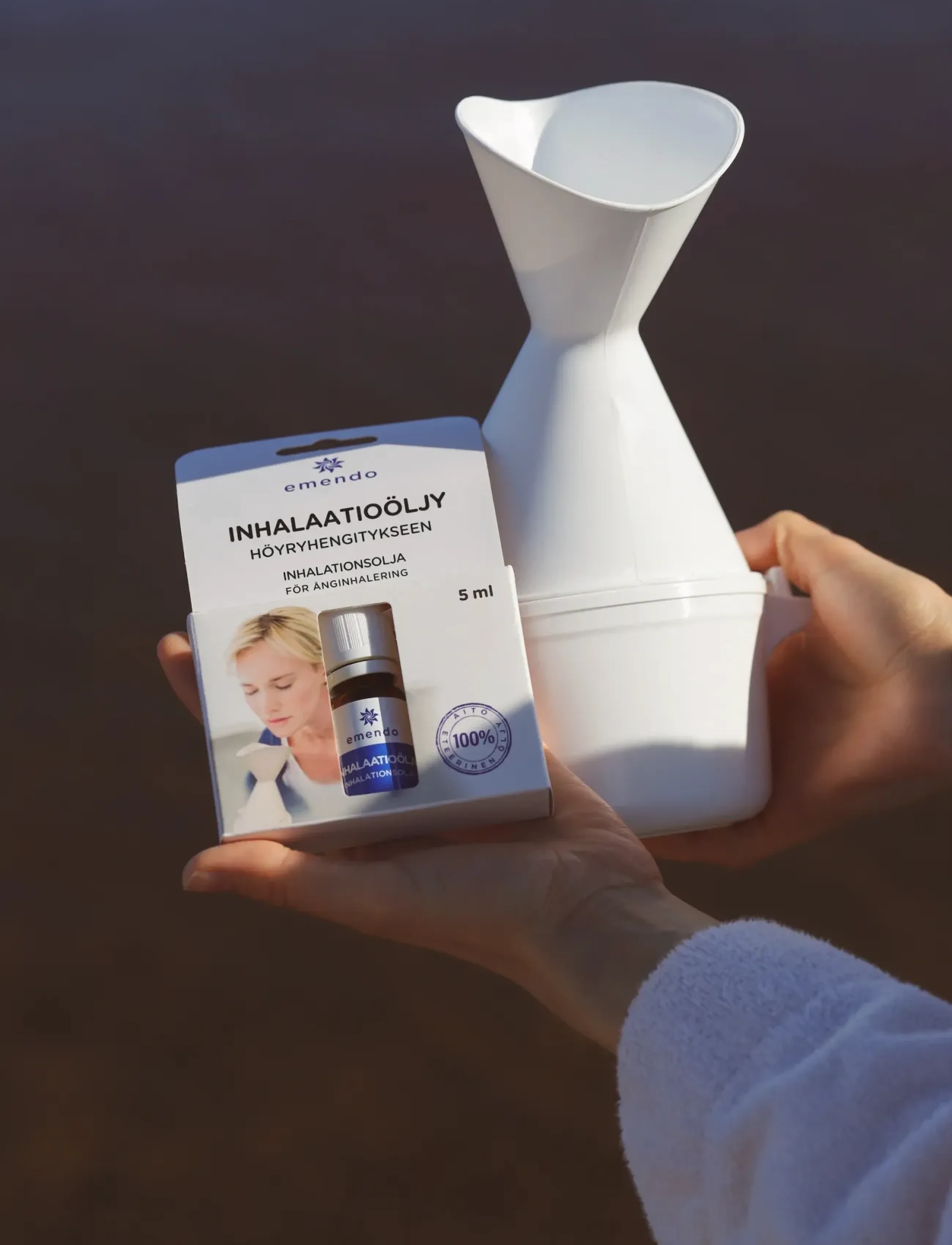 Emendo Inhalator + Inalator Oil, 5 ml, Nude, Hudpleje > Ansigt, Dame