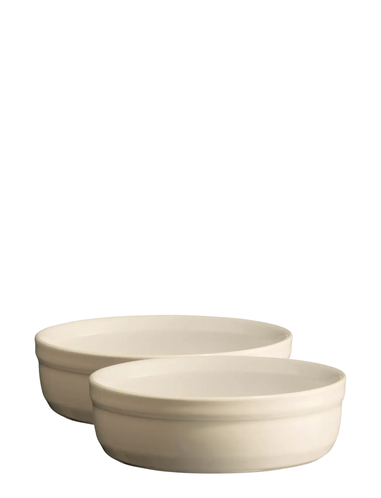 Emile Henry SÆT MED 2 STK. CRÈME BRÛLÉE-FORMER  - CREAM - Deals - CREAM / cream