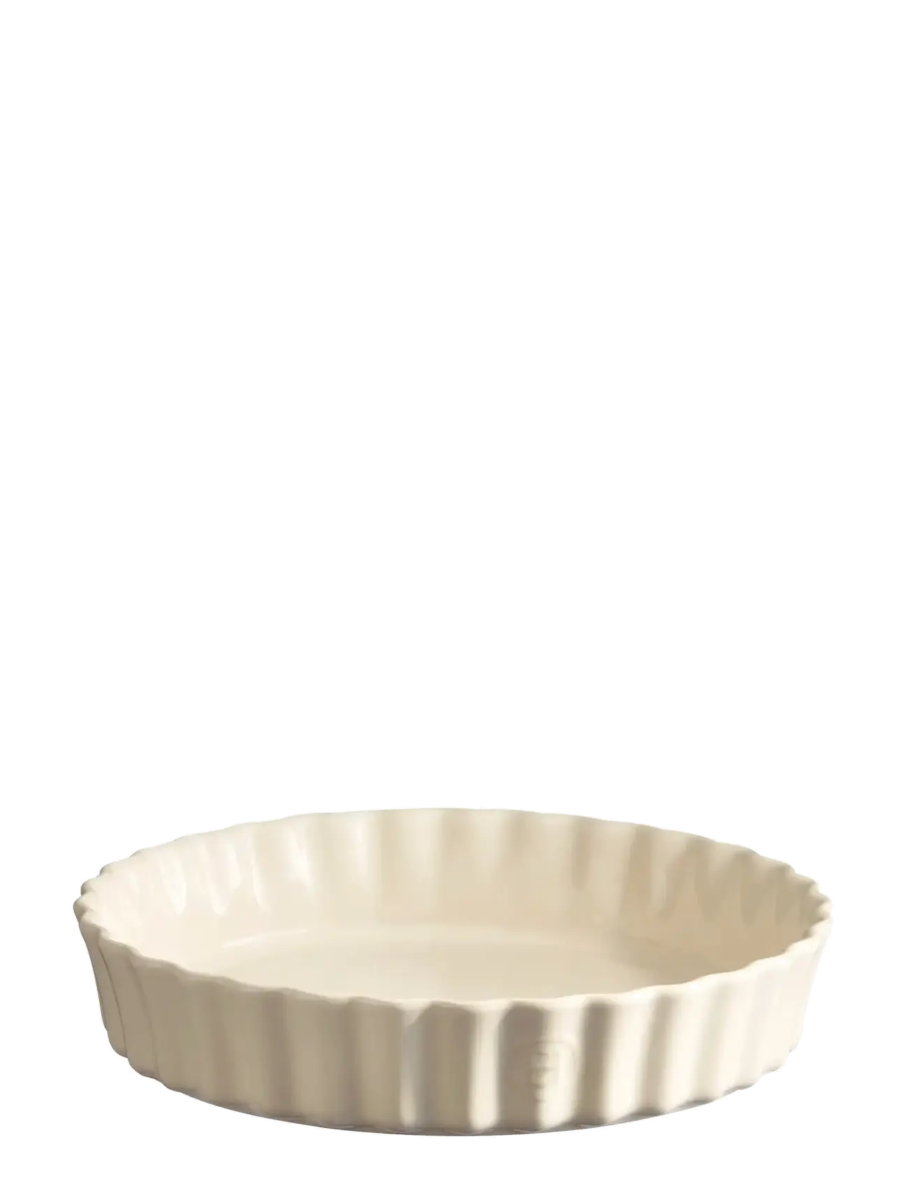 Emile Henry Tærteform 24 Cm Cream, Pie Ret o, Pink, Str: 1.15 L