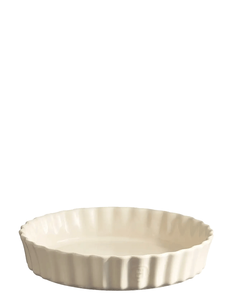 Emile Henry - Deep Flan Dish - 24 cm - pīrāgu trauki - cream - 0