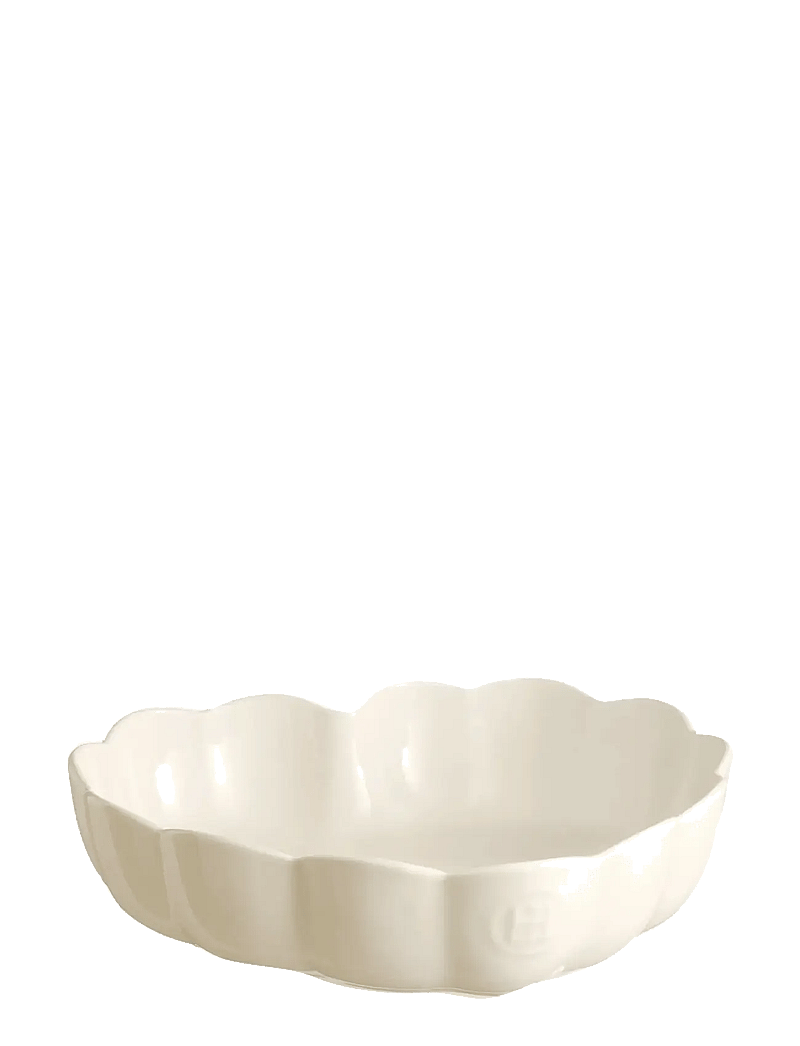 Emile Henry - MADELEINE HJÄRTANFORM CREAM - ahjuvormid - cream - 2