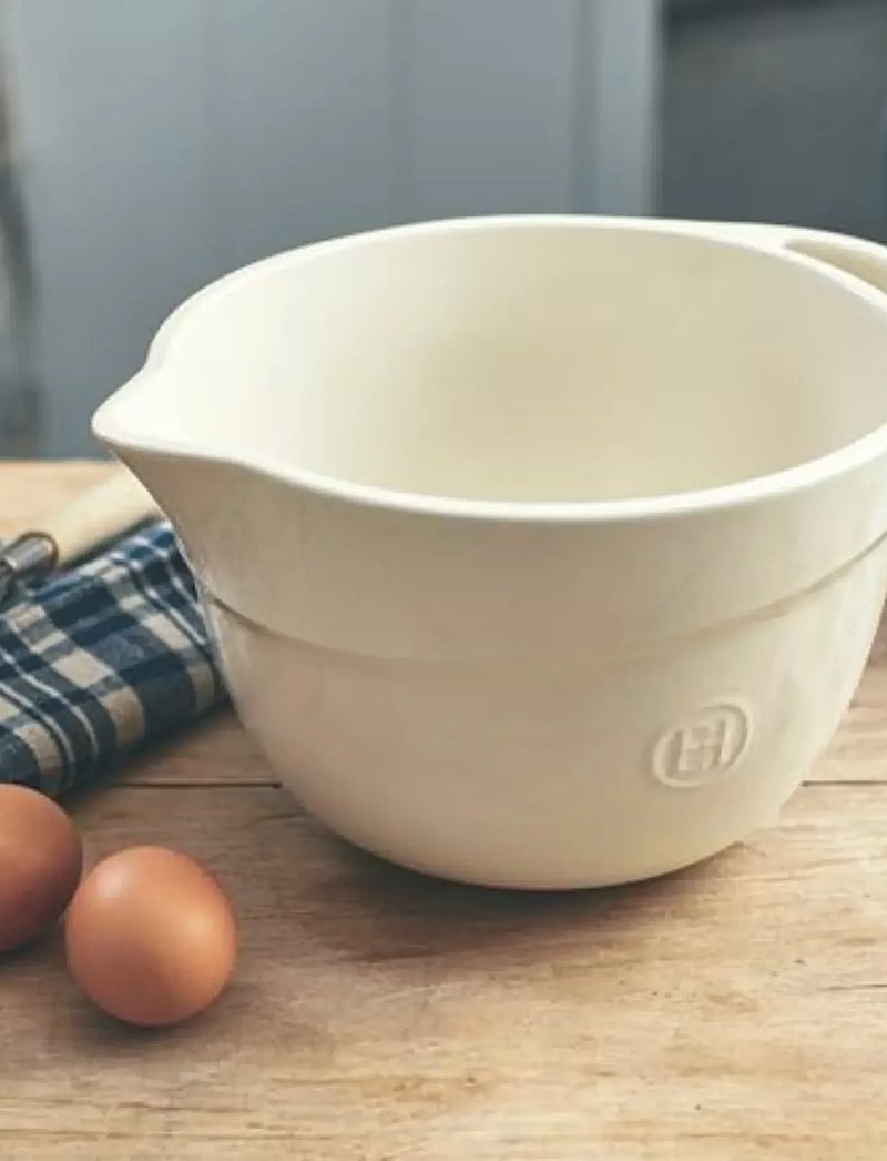 Emile Henry - Mixing Bowl - 3,5L - rührschüsseln - cream - 2