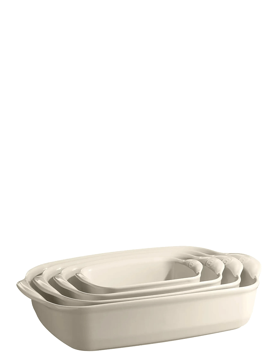 Emile Henry - Large Rectangular Oven Dish - ahjuvormid - cream - 2