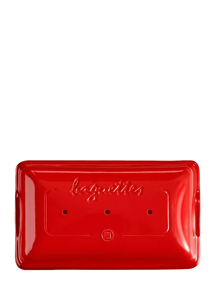 Emile Henry - BAGUETTE FORM - brotbackformen - red - 2