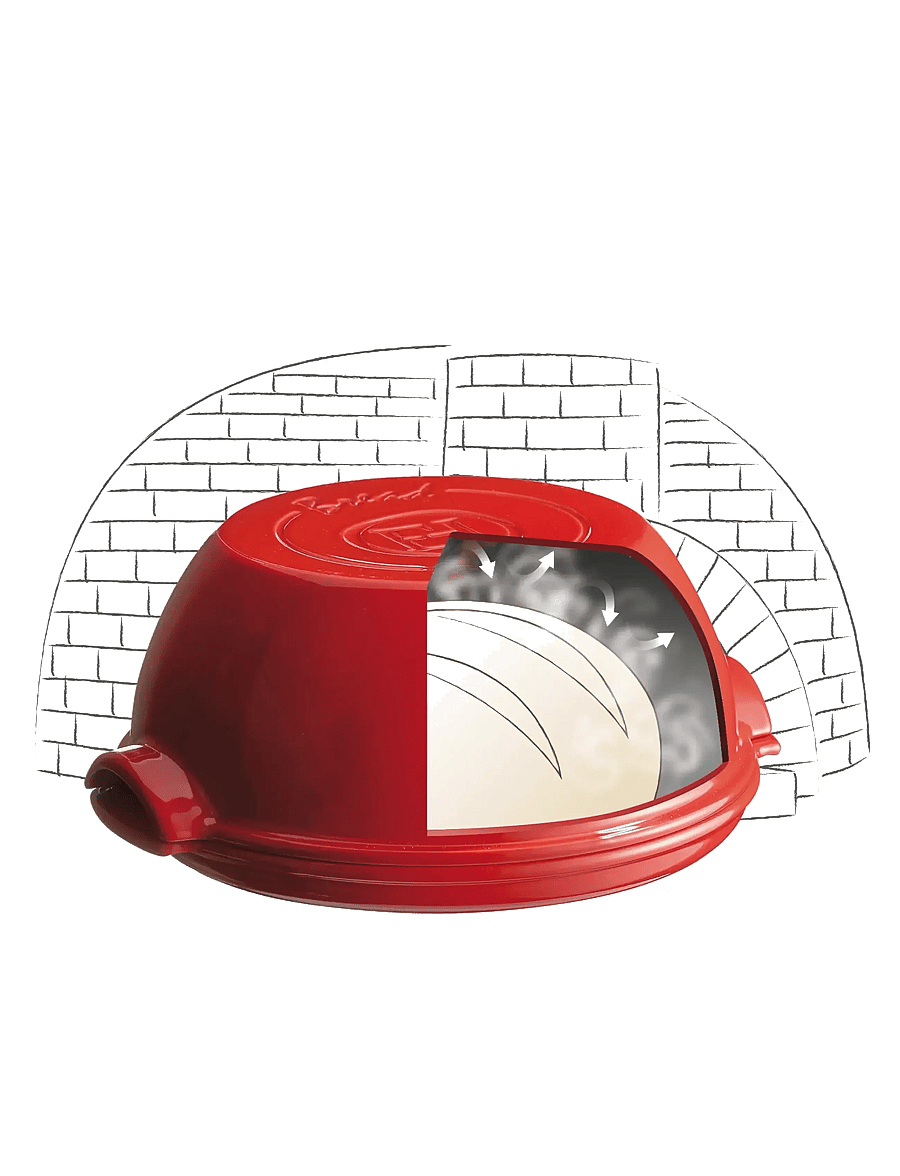 Emile Henry - Round Bread Baker - brotbackformen - rÖd - 5