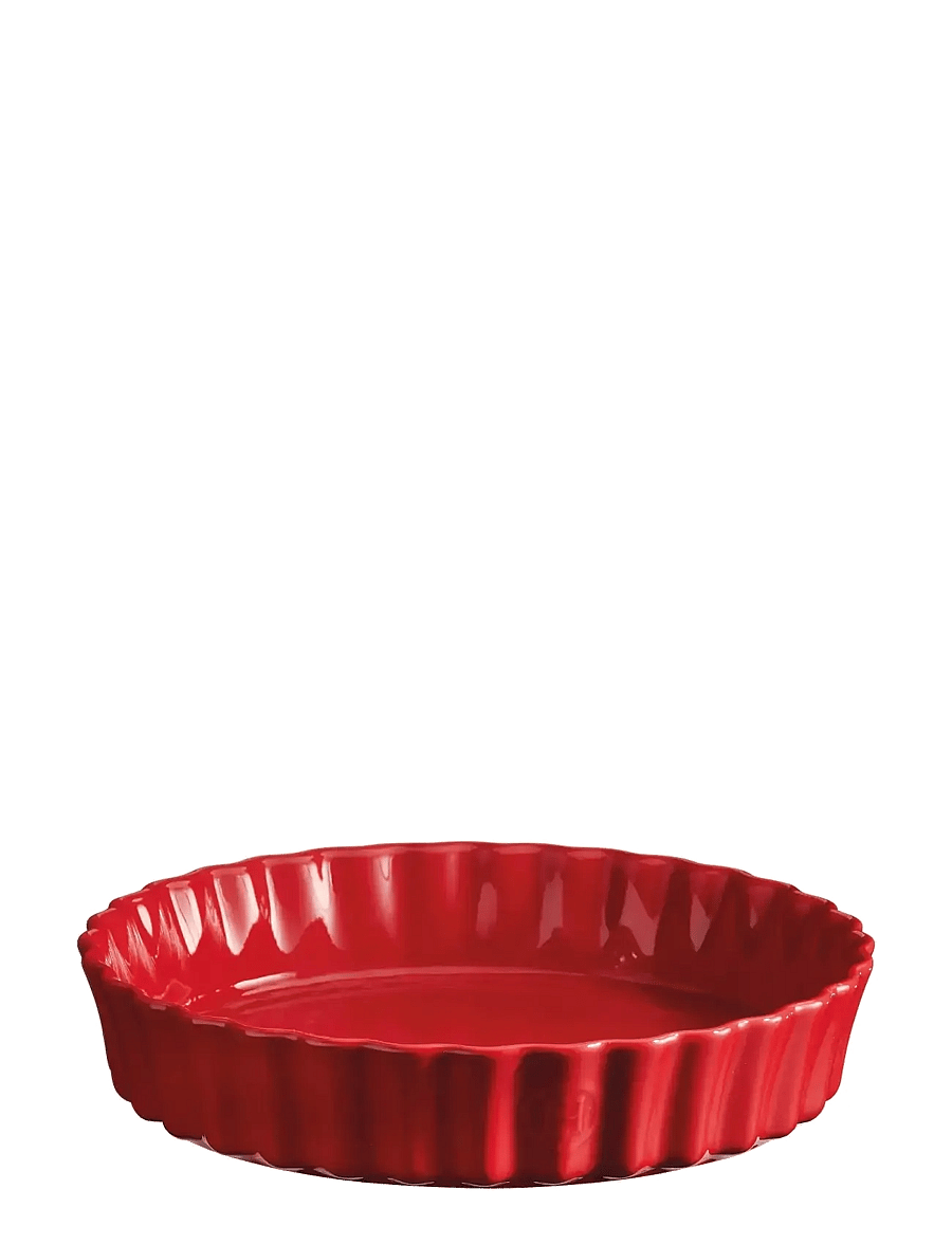 Emile Henry - Deep Flan Dish - 24 cm - kuchenformen - red - 1