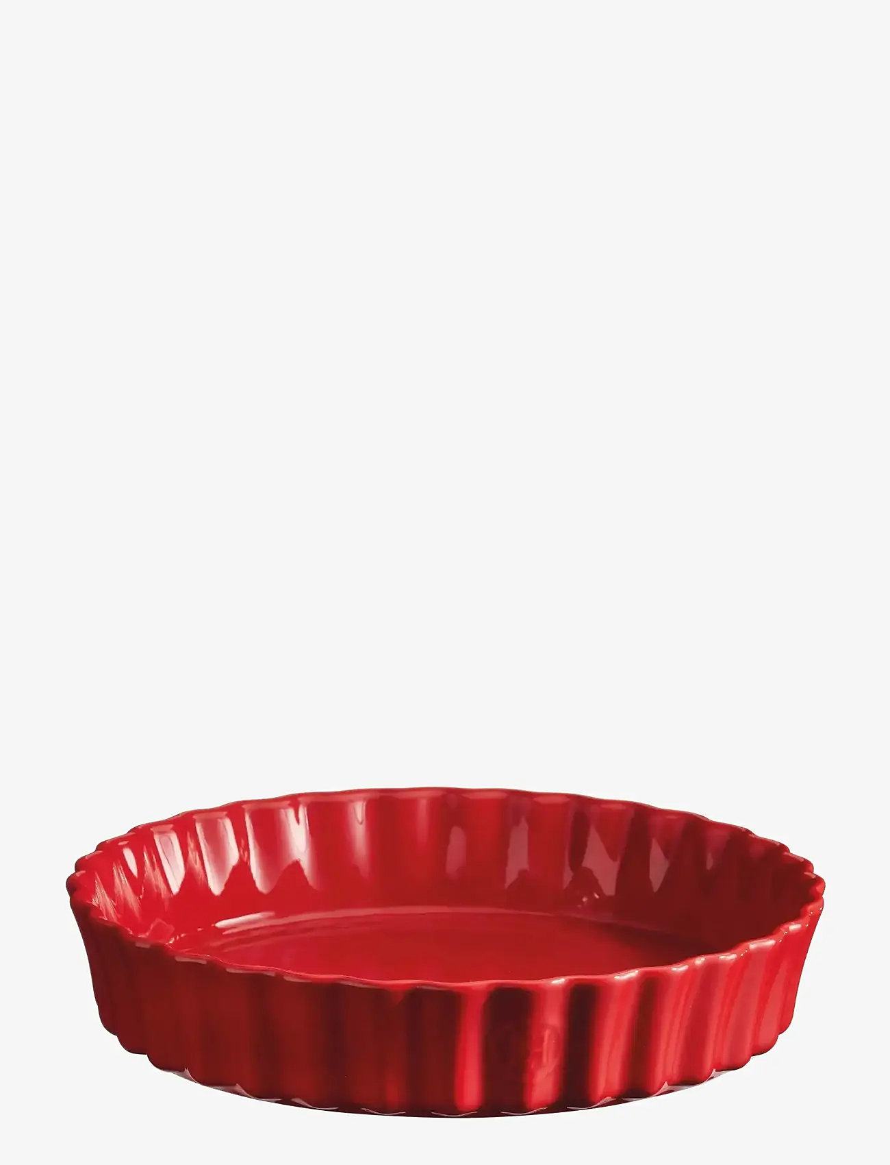 Emile Henry - Deep Flan Dish - 28 cm - tærteforme - red - 0