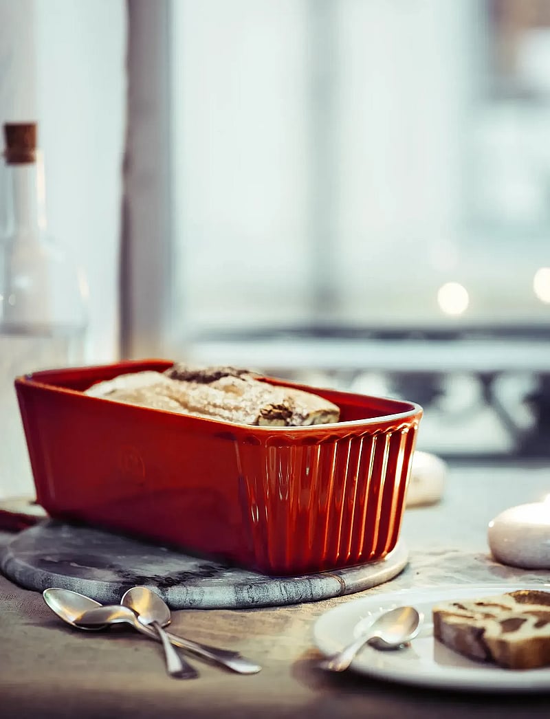 Emile Henry - Loaf Baking Dish - brotbackformen - red - 0
