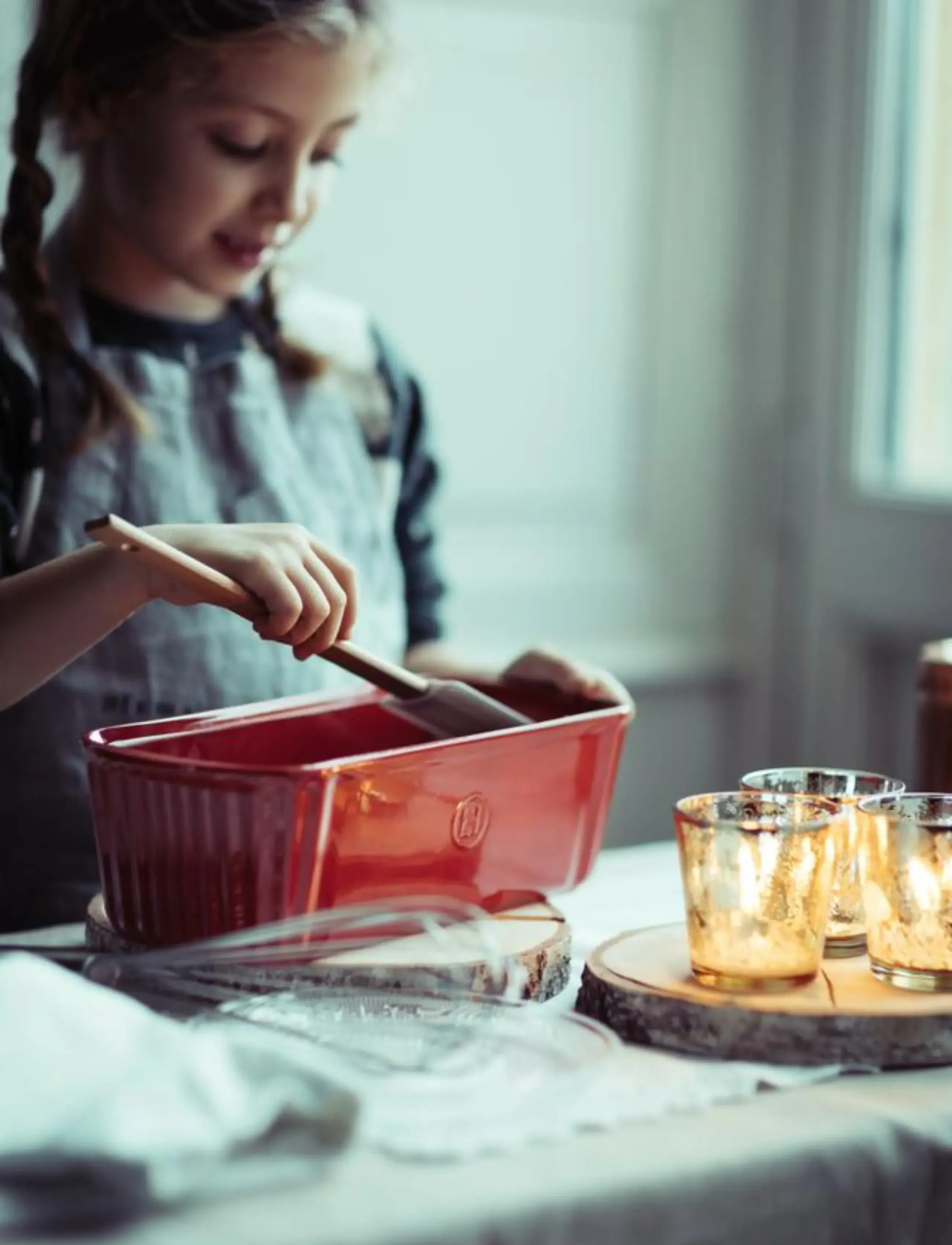 Emile Henry - Loaf Baking Dish - brødforme - red - 2