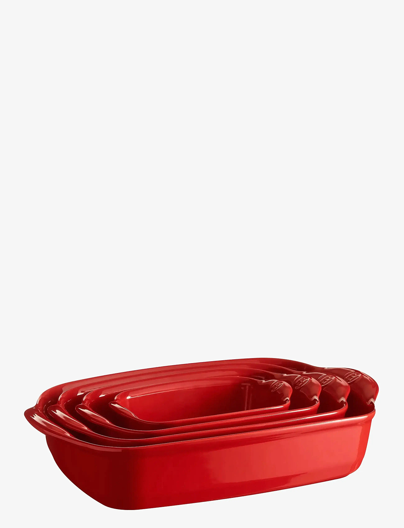 Emile Henry - UGNSFORM REKTANGULÄR INDIVUDUAL - 0,7 L - RÖD - ugnsformar - red - 3