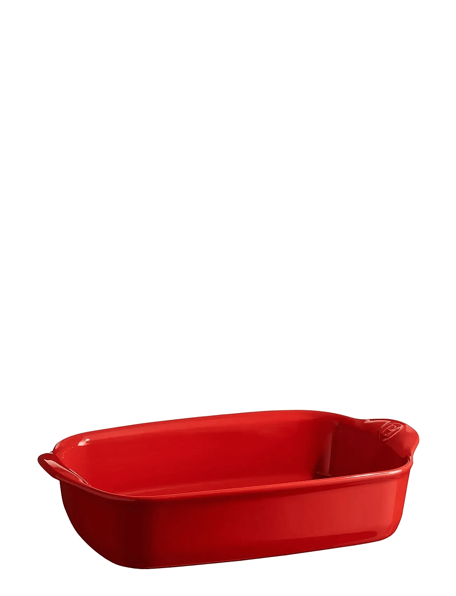 Emile Henry - Small Rectangular Oven Dish - ahjuvormid - red - 1