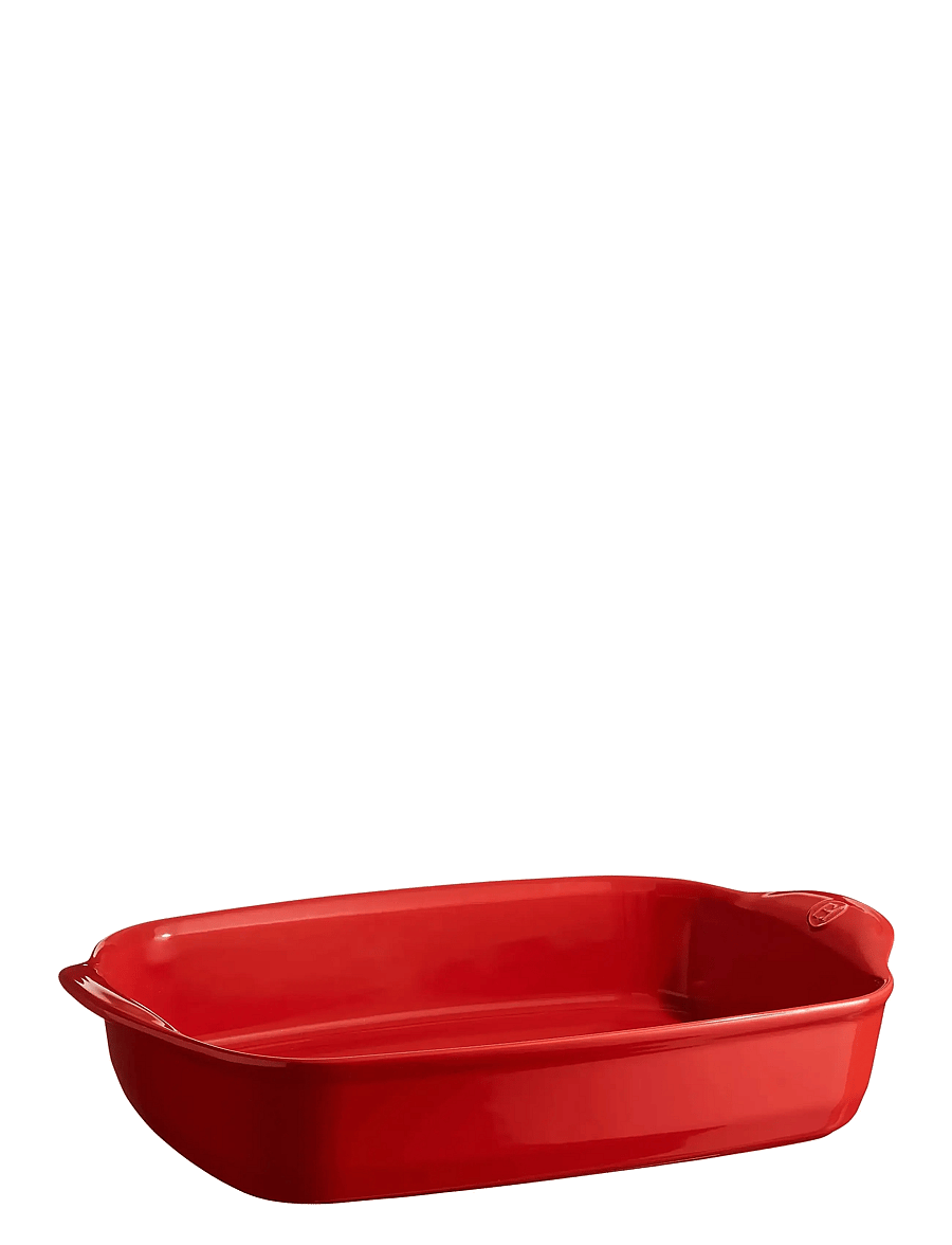 Emile Henry - Large Rectangular Oven Dish - ahjuvormid - red - 1