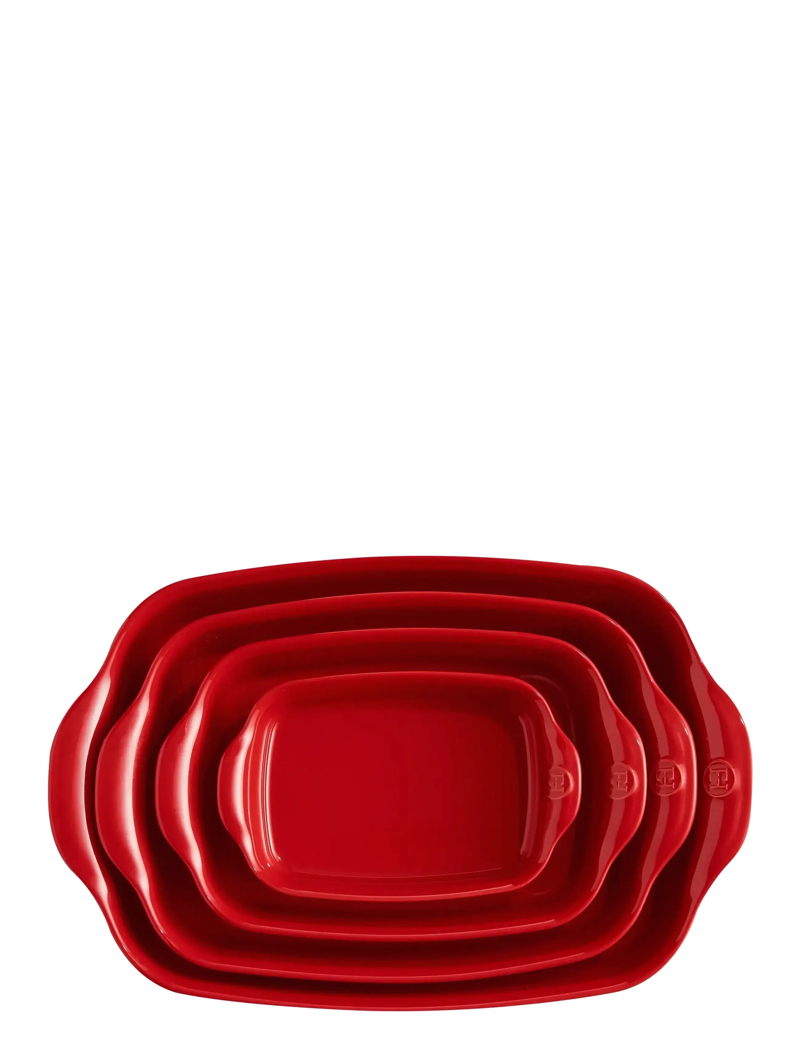 Emile Henry - Large Rectangular Oven Dish - ovnfaste fade - red - 5