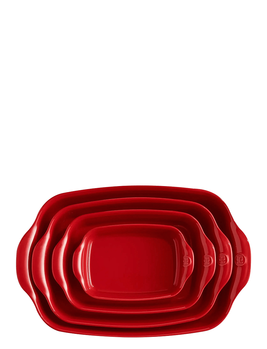 Emile Henry - Large Rectangular Oven Dish - ahjuvormid - red - 5