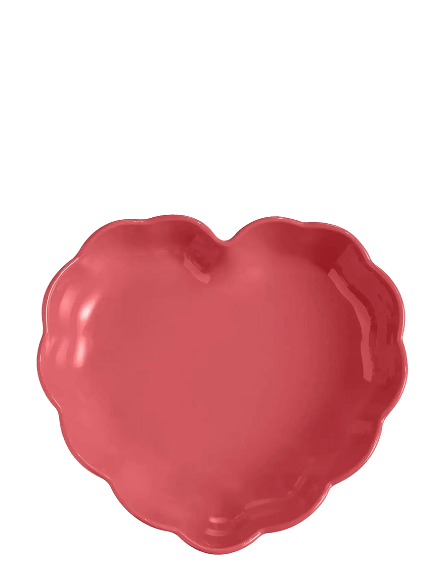Emile Henry - MADELEINE HJÄRTANFORM BUBBELGUM - ofenformen - pink - 1