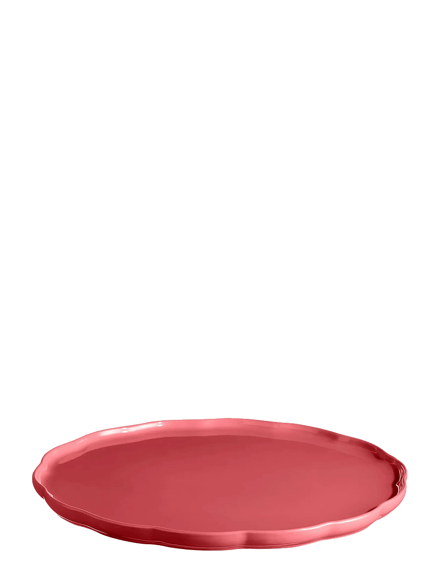 Emile Henry - MADELEINE SERVERINGSFAT RUND BUBBELGUM - servierplatten - pink - 2