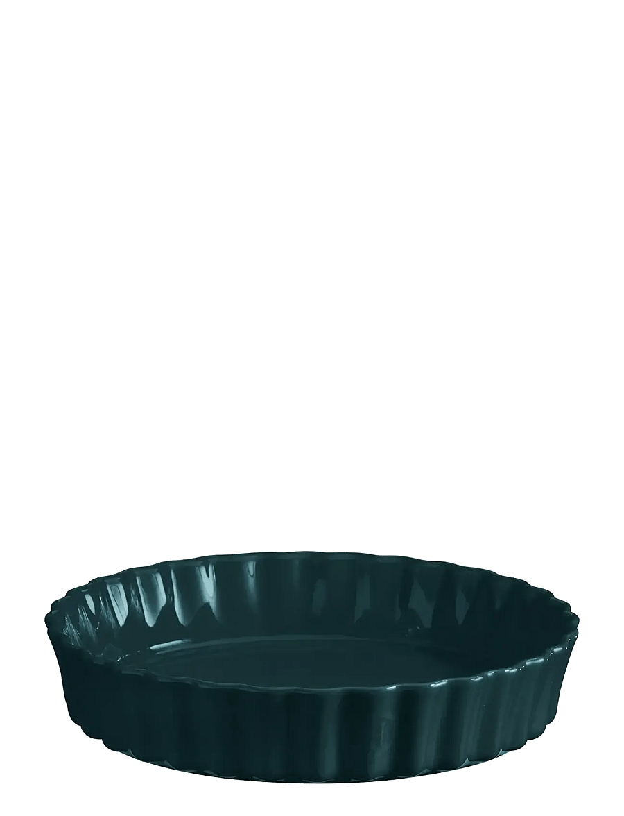 Emile Henry - Deep Flan Dish - 28 cm - kuchenformen - petrol - 1