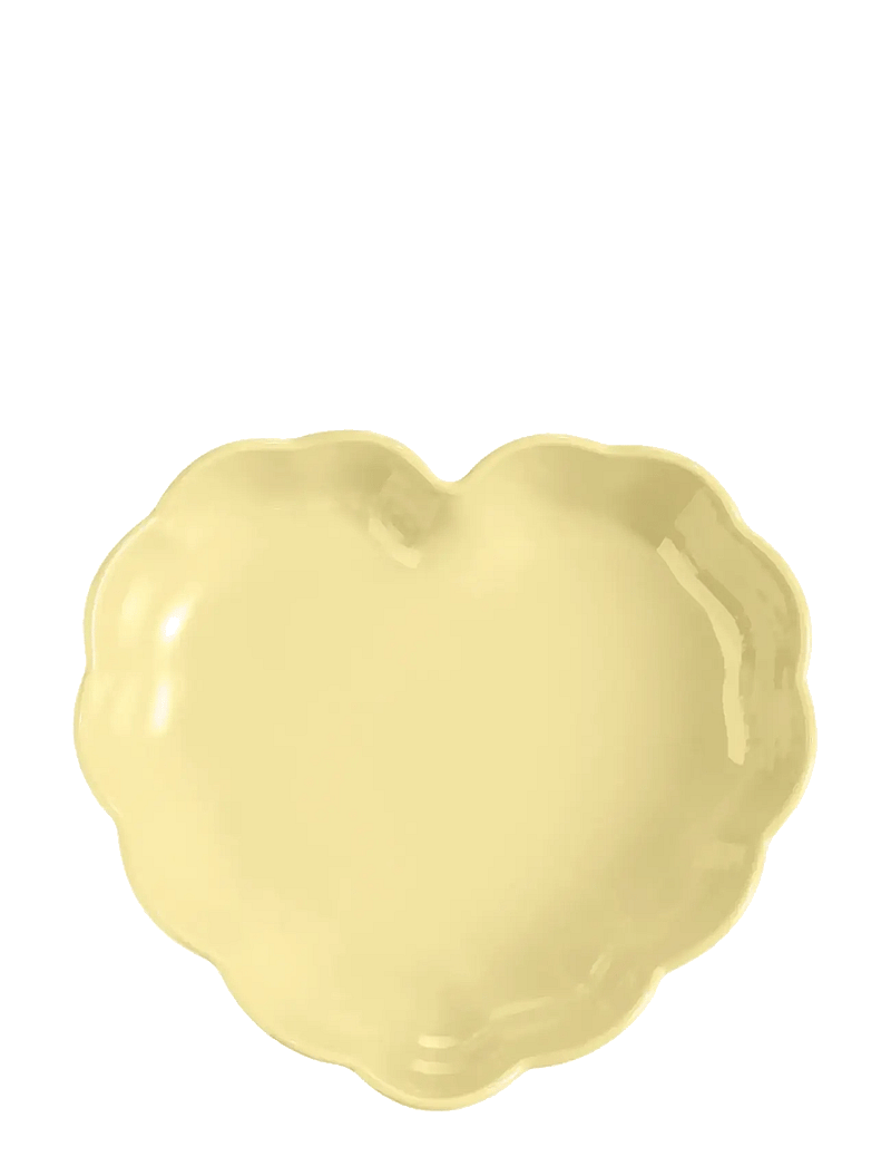 Emile Henry - MADELEINE HJÄRTANFORM VANILJ - ofenformen - yellow - 1