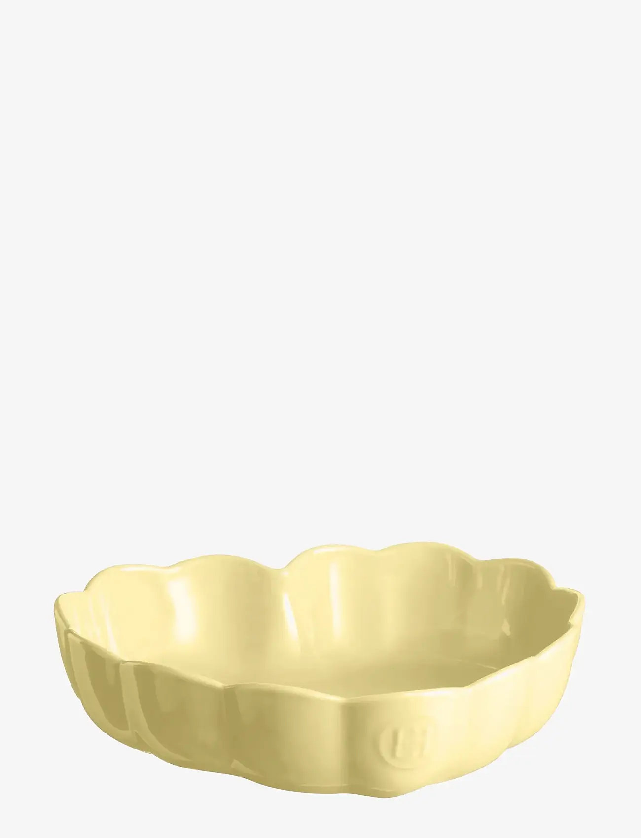 Emile Henry - MADELEINE HJÄRTANFORM VANILJ - ovnfaste fade - yellow - 2