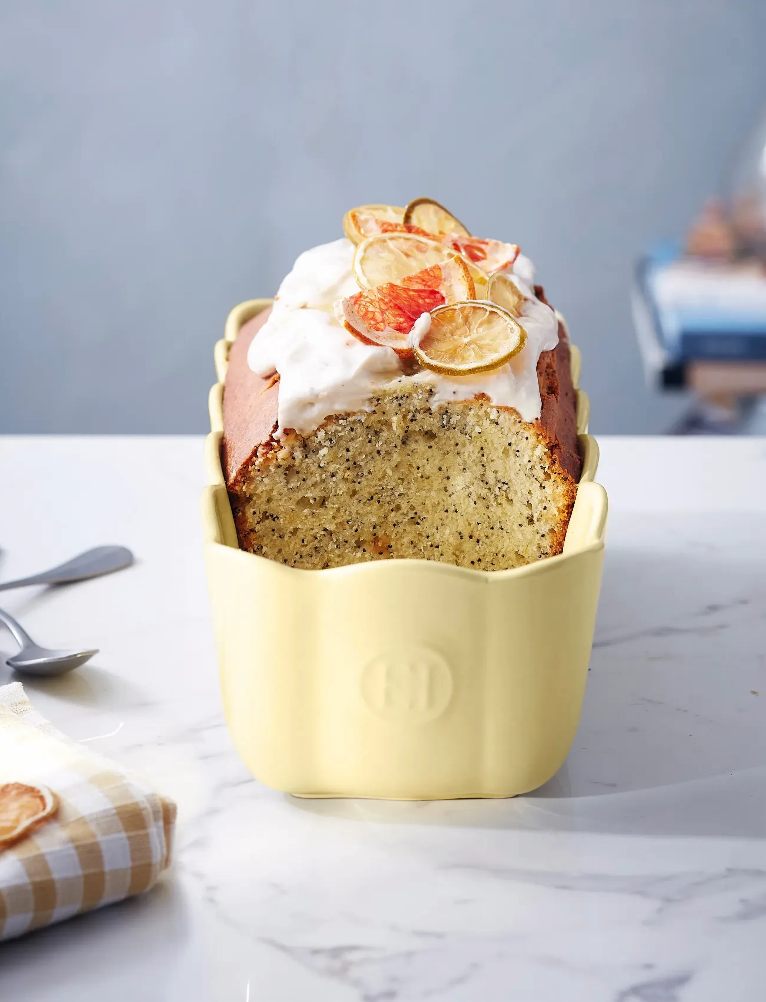 Emile Henry Madeleine Brödform Vanilj, 1.8 L, Baking Tins, Gelb - Loaf Homeware
