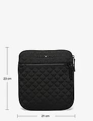 Emporio Armani - MESSENGER BAG - shoulder bags - black/black/black - 4