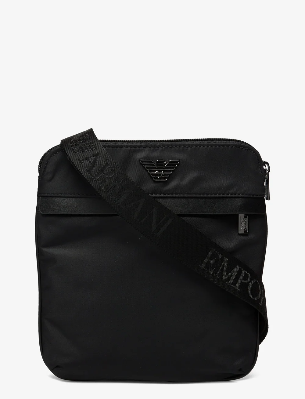 Grey armani top man bag