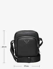 Emporio Armani - MESSENGER BAG - shoulder bags - black - 4