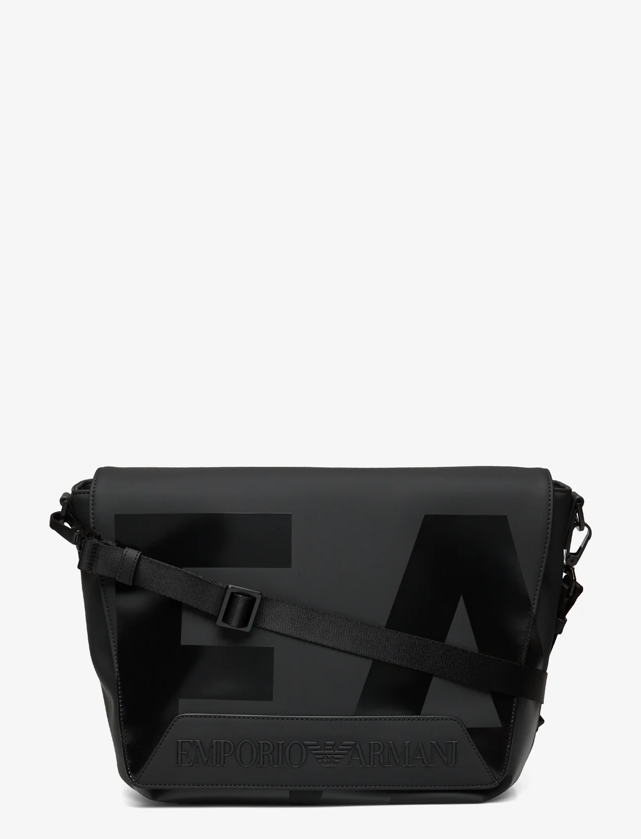 Emporio Armani - SHOULDER BAG - skuldertasker - nero/logo nero - 0