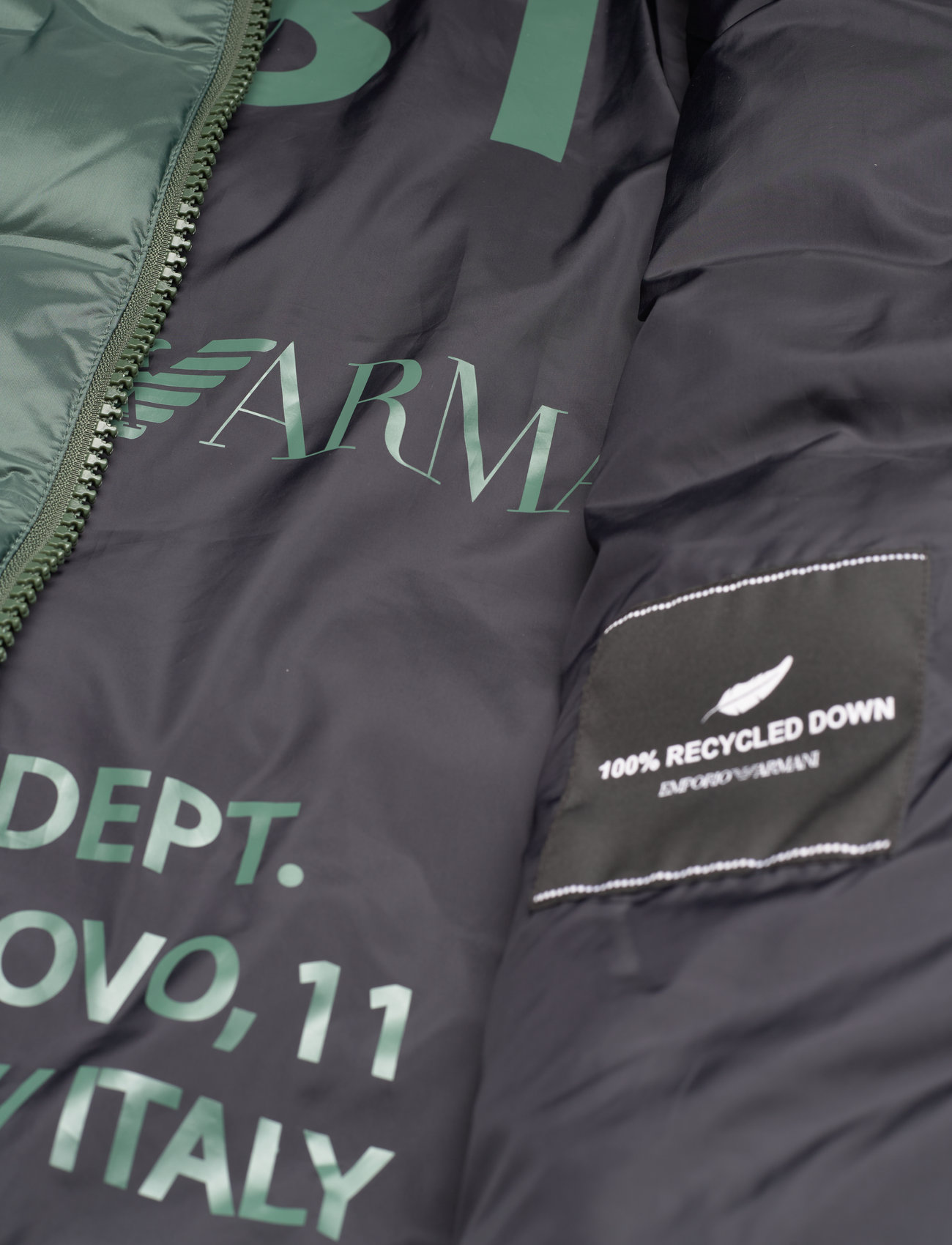 Emporio Armani - DUVET JACKET - down- & padded jackets - verde foresta - 5