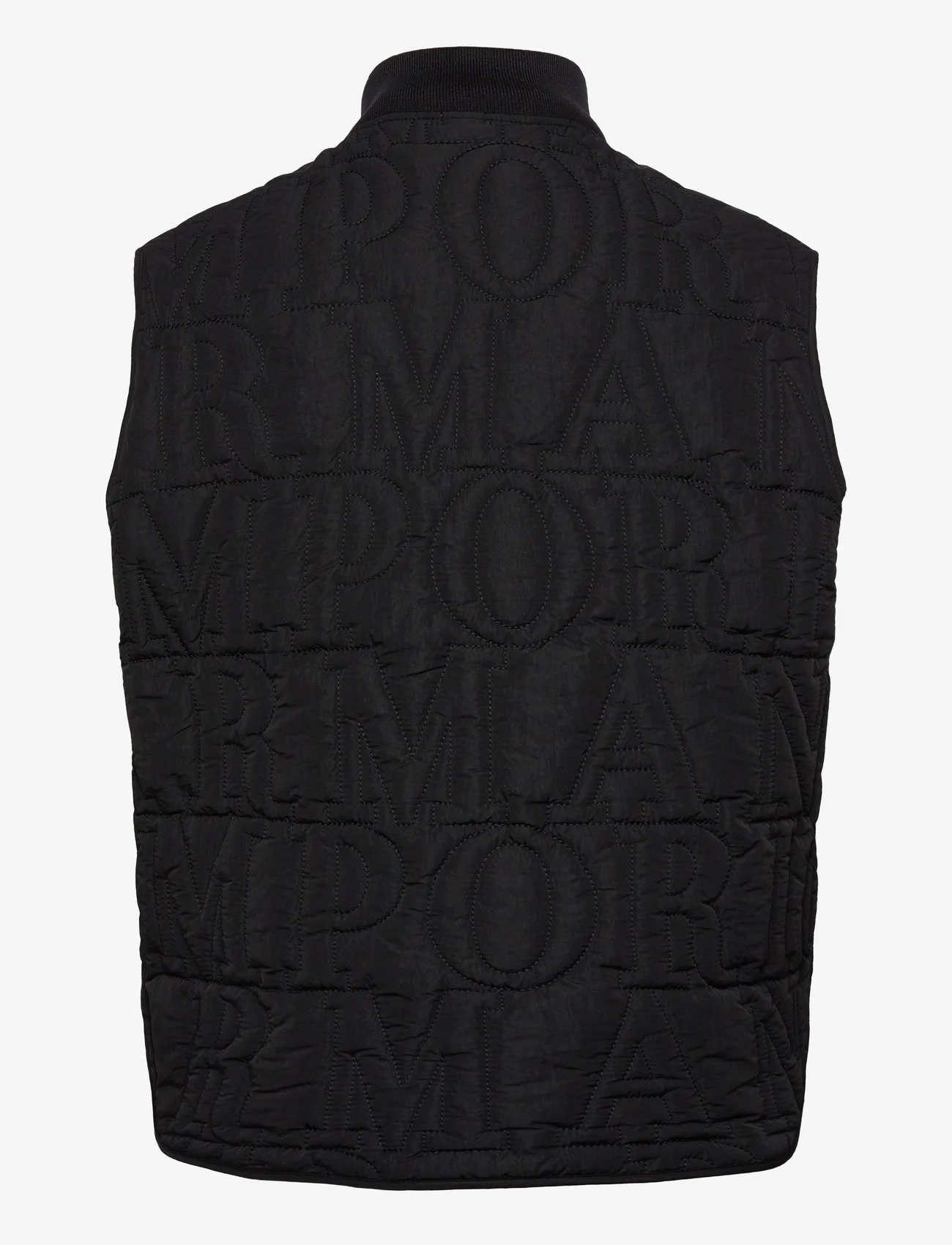 Emporio Armani - BLOUSON - vests - nero - 1