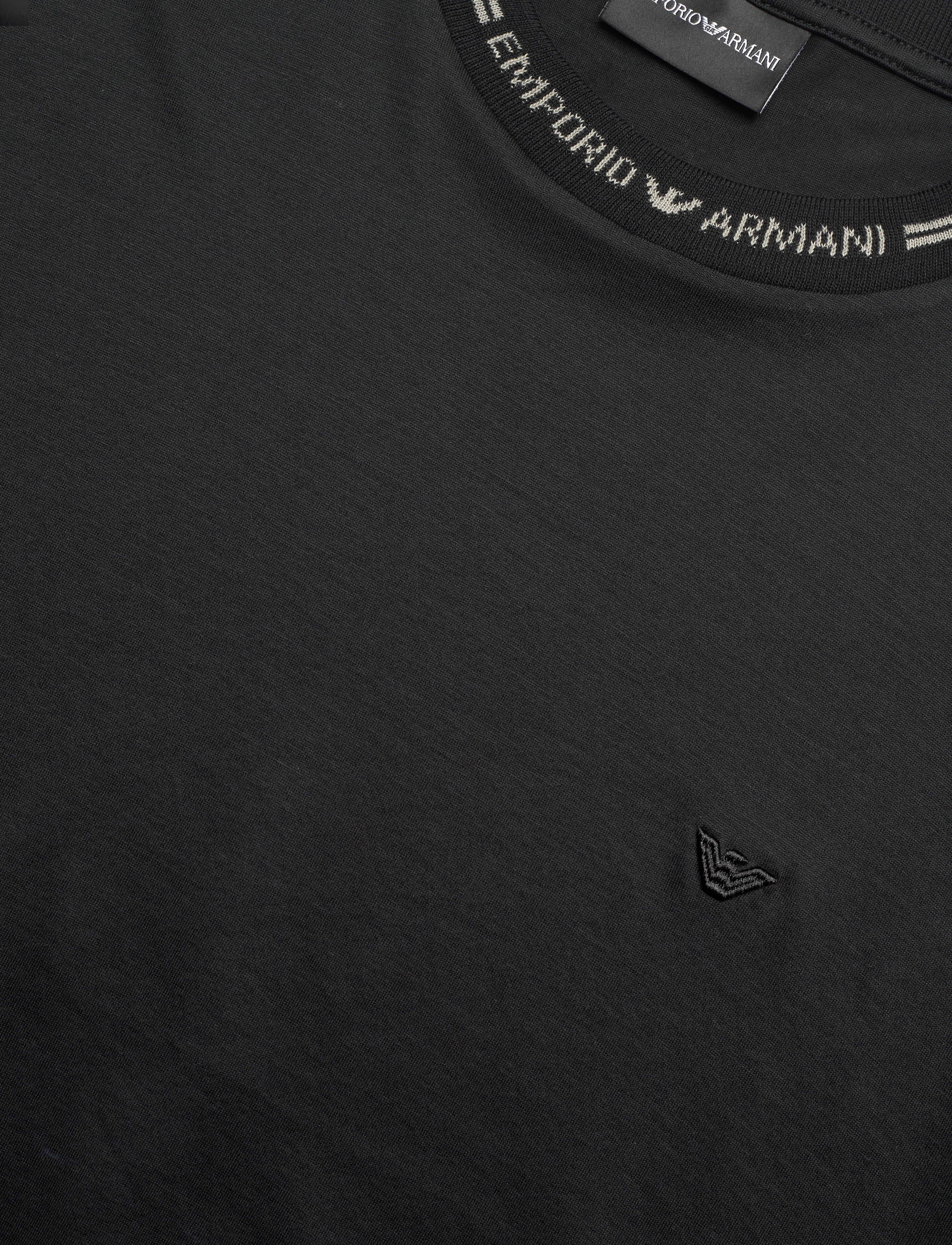 Emporio Armani - T-SHIRT - black neck - 2