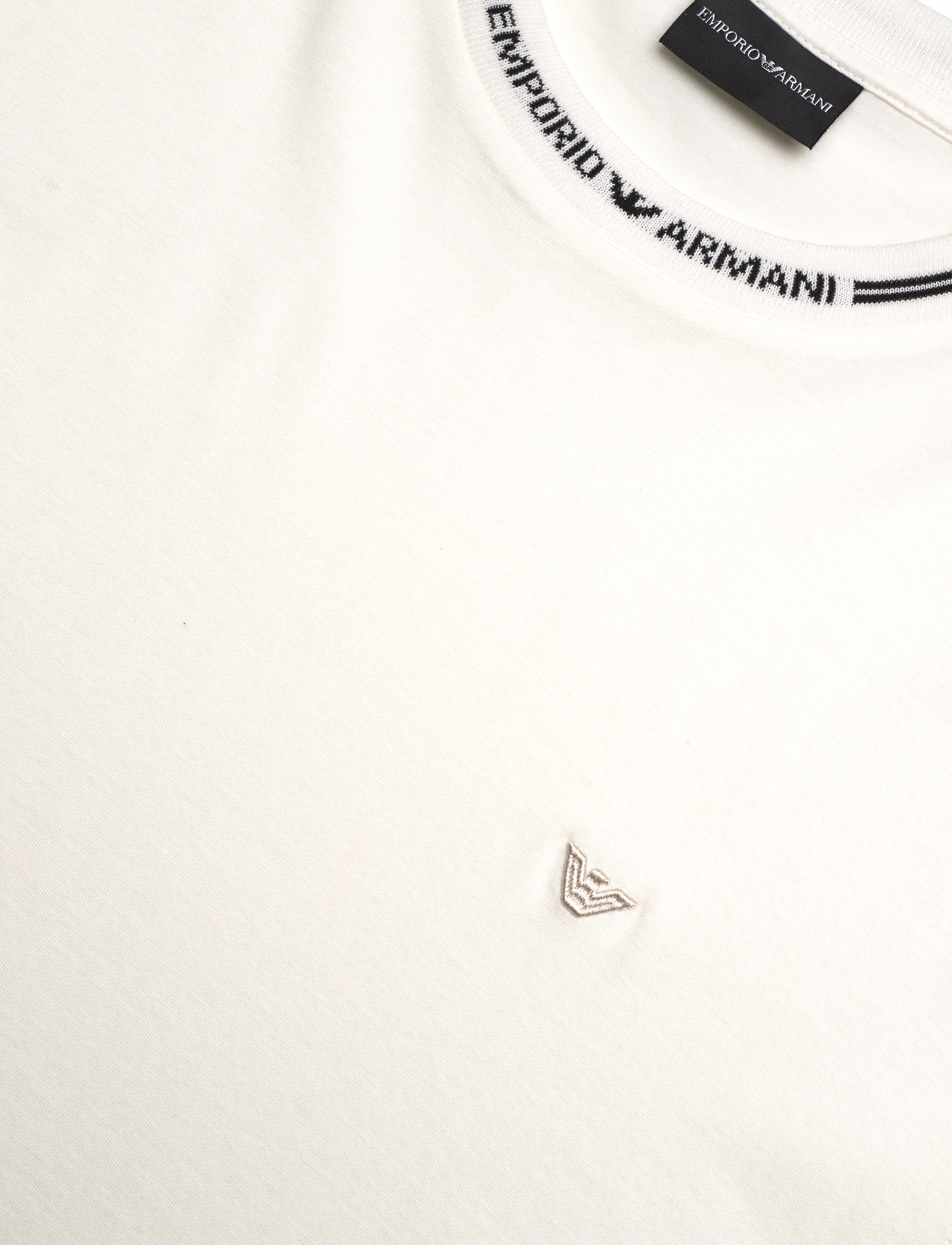 Emporio Armani - T-SHIRT - vanilla neck - 2