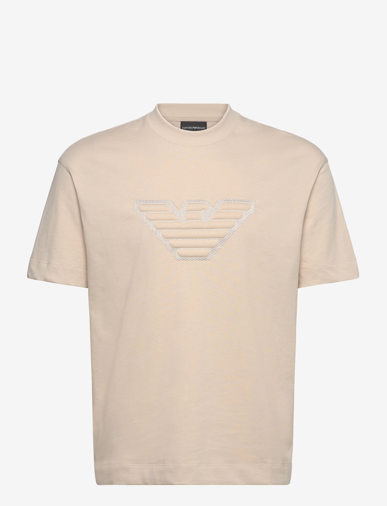 Emporio Armani - T-SHIRT - beige eagle - 0
