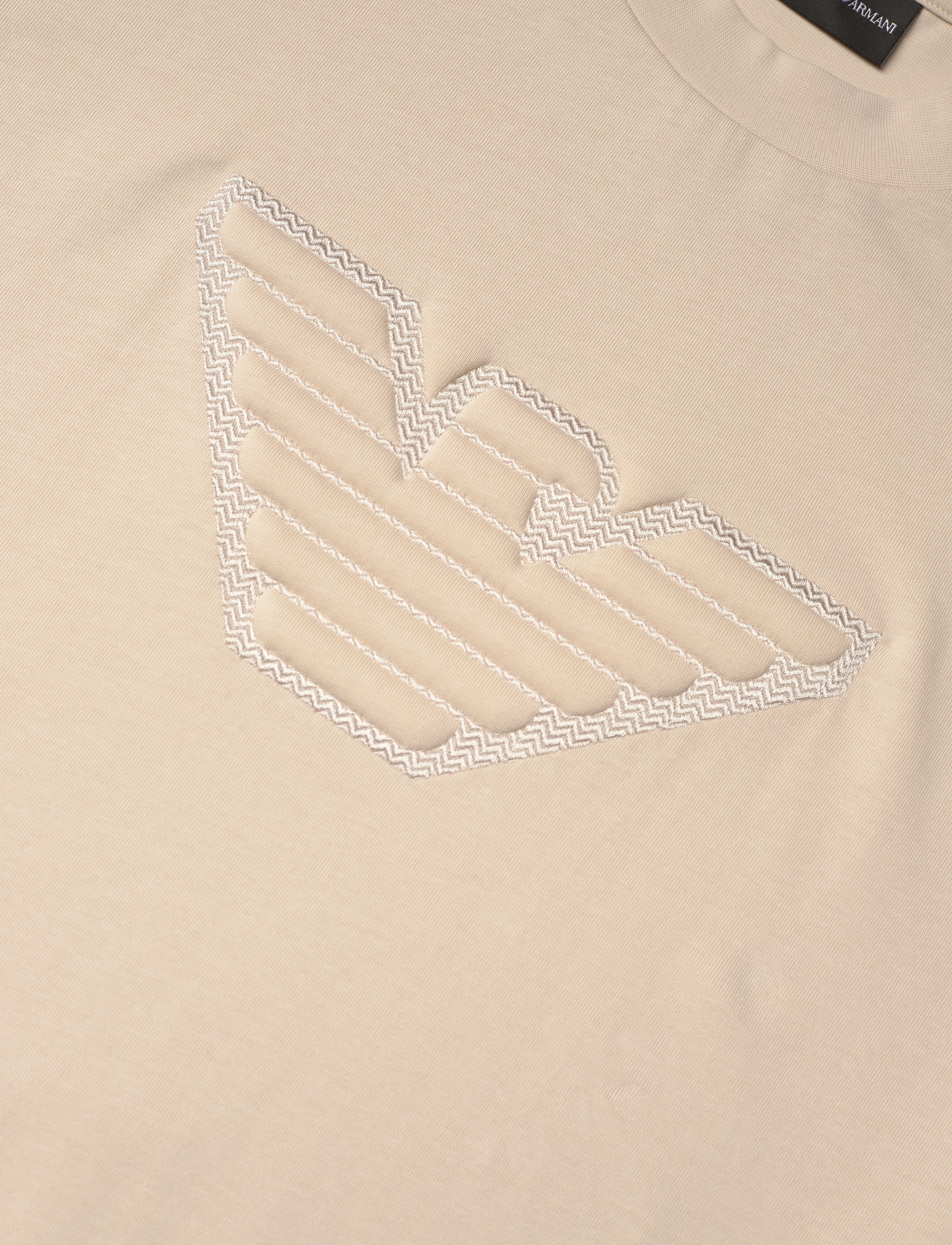 Emporio Armani - T-SHIRT - beige eagle - 2
