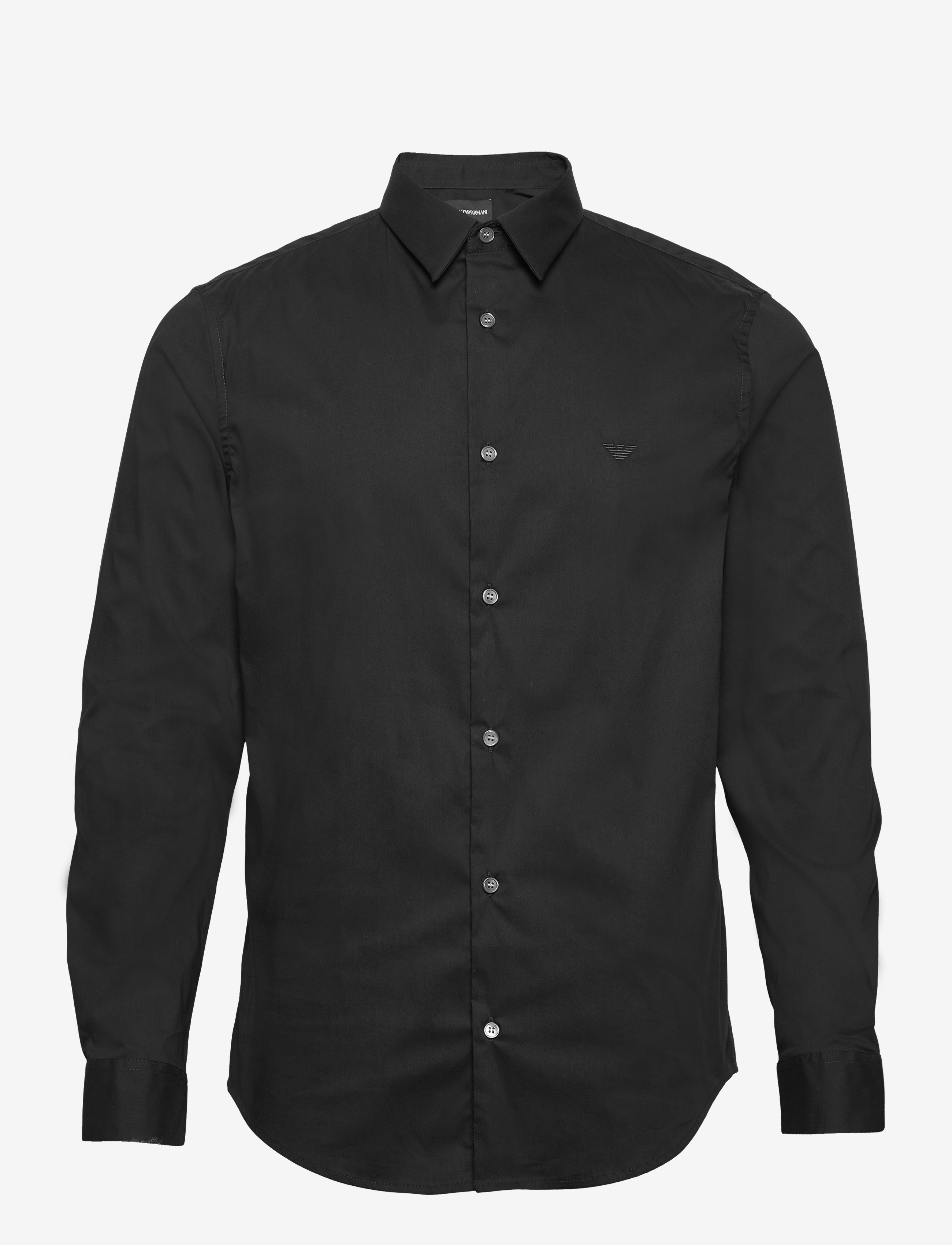 Emporio Armani SHIRT - Basic skjortor - NERO / black