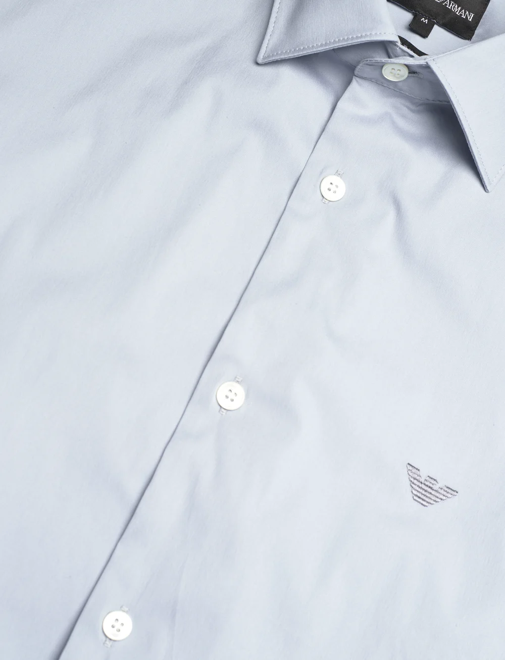 Emporio Armani - SHIRT - kortärmade skjortor - azzurro - 3