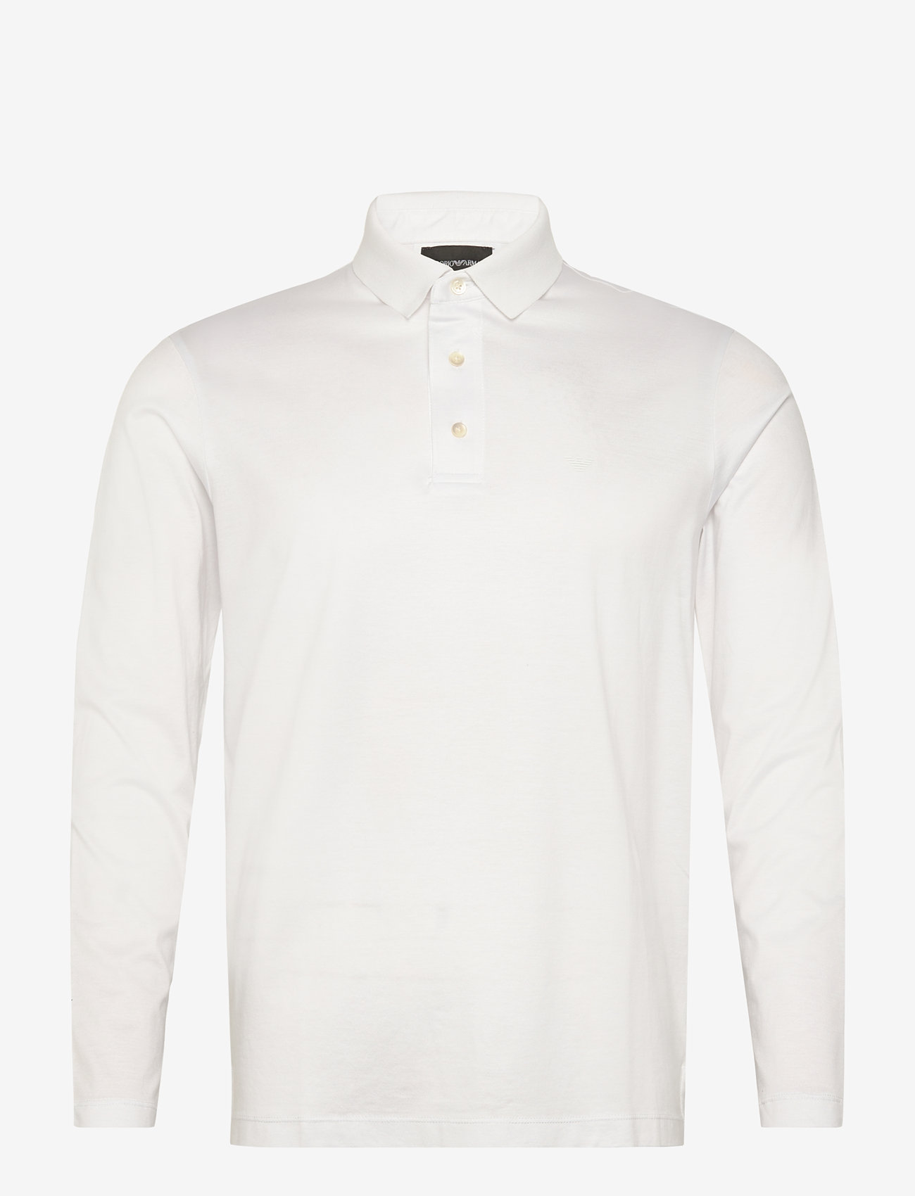 Emporio Armani - POLO SHIRT - pikkade varrukatega polod - bianco ottico - 0