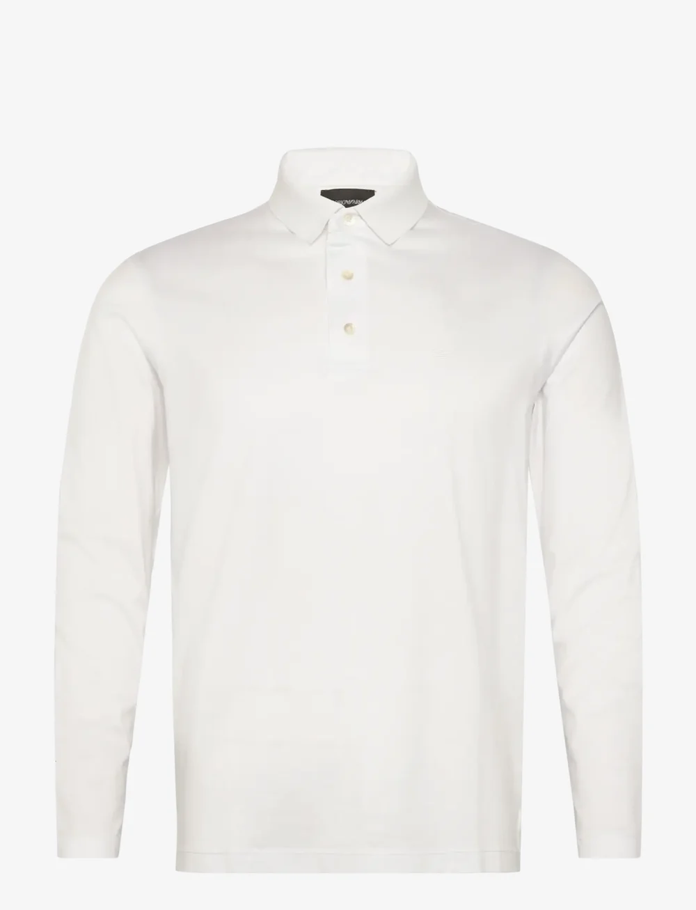 Emporio Armani - POLO SHIRT - langærmede poloer - bianco ottico - 0