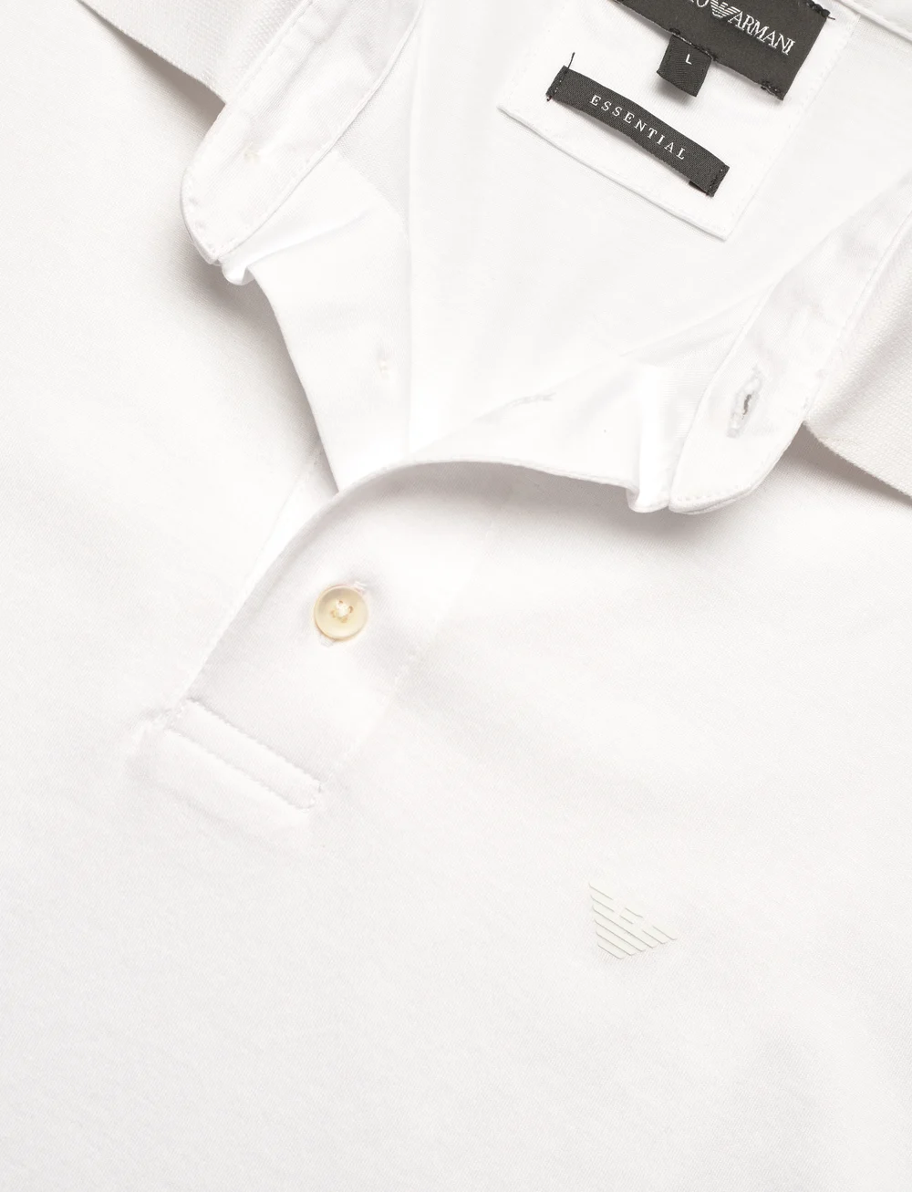 Emporio Armani - POLO SHIRT - langærmede poloer - bianco ottico - 2