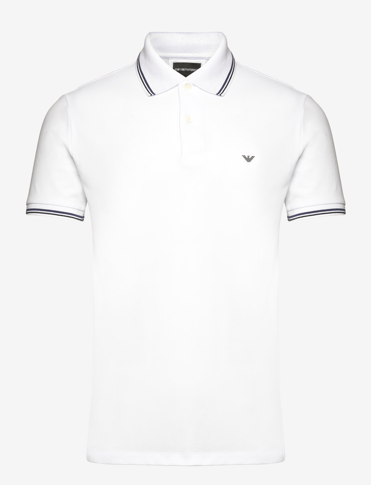 Emporio Armani - POLO - kortærmede poloer - bianco ottico - 0