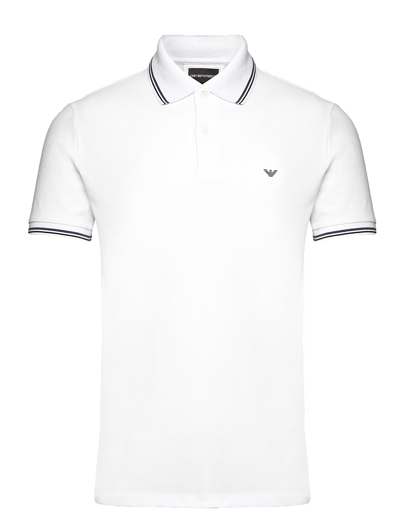 Emporio Armani - POLO SHIRT - lühikeste varrukatega polod - bianco ottico - 0