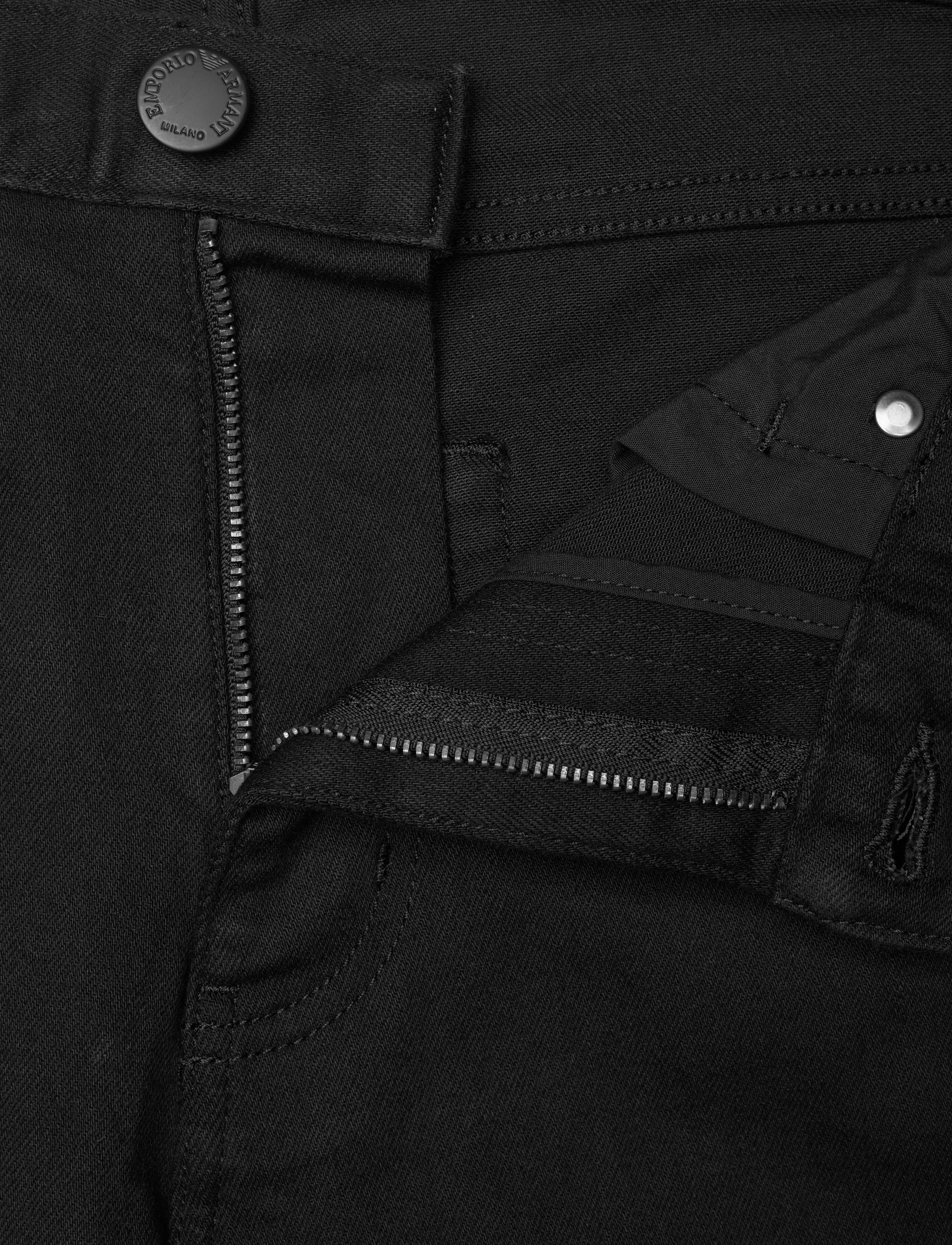 Emporio Armani - JEANS - denim nero - 3
