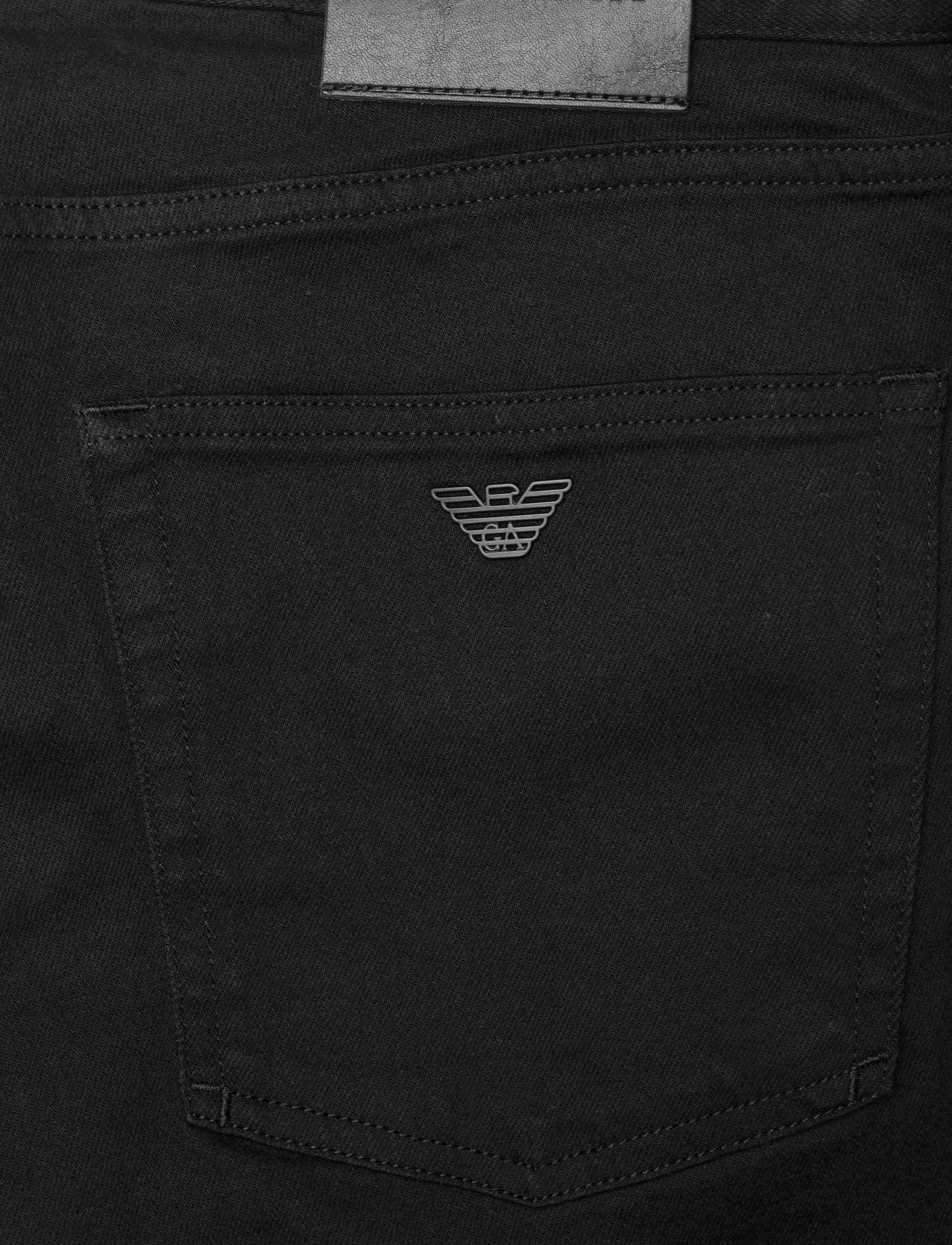 Emporio Armani - JEANS - denim nero - 4